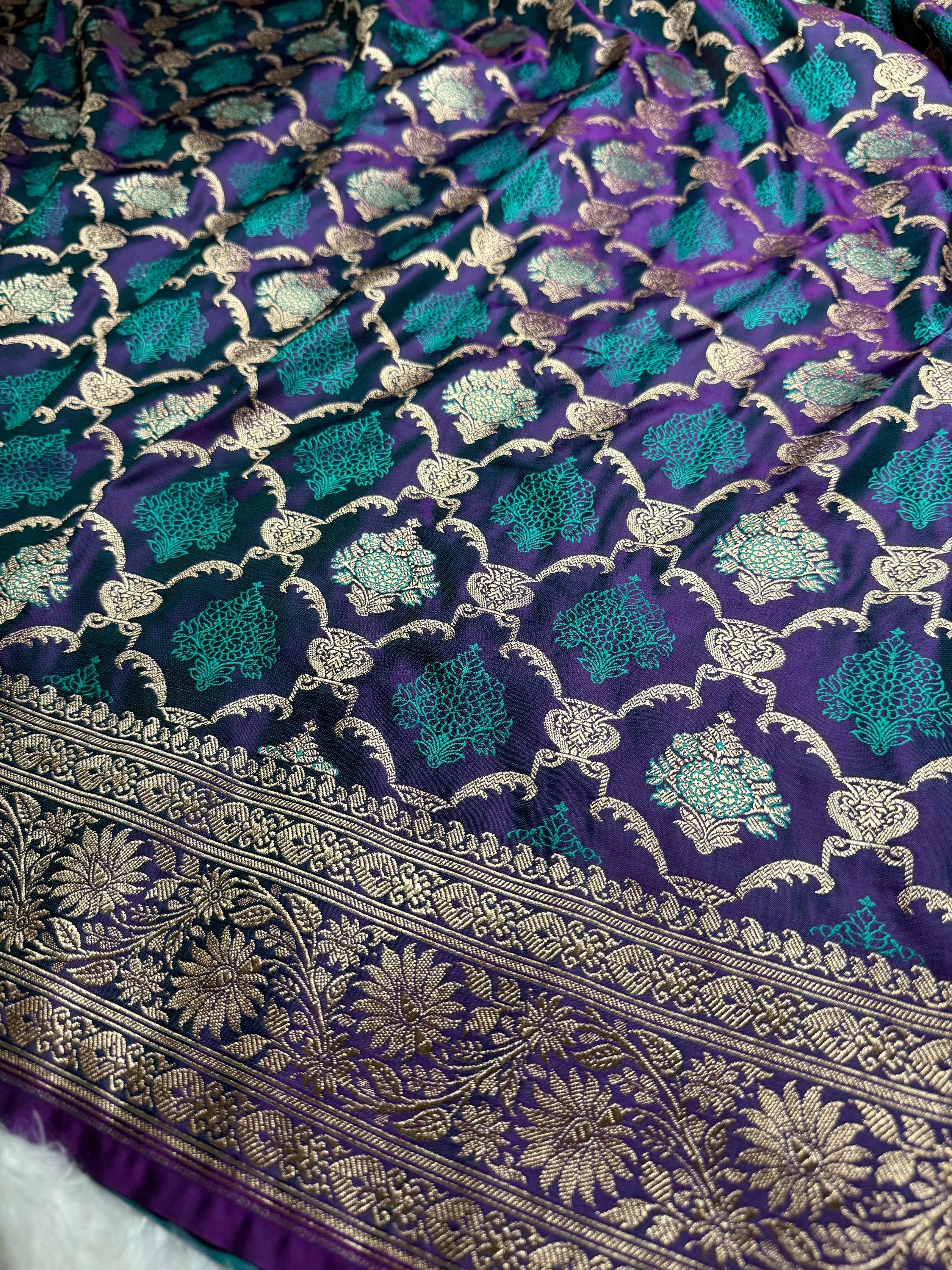 BANARASI MASHRU KATAN SILK SAREE HN198