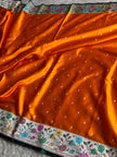 BANARASI MASHRU KATAN SILK SAREE MK031