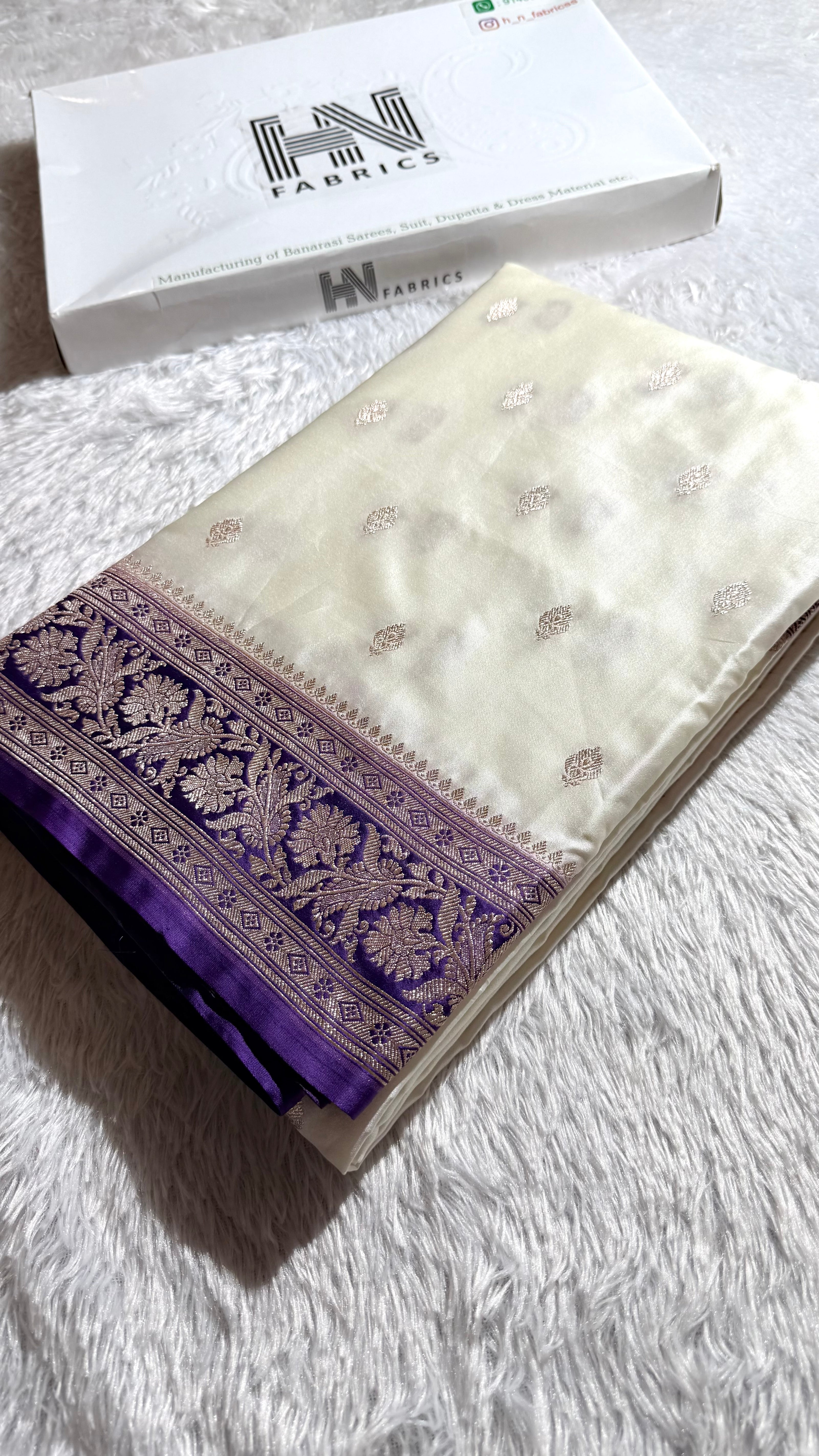 BANARASI MASHRU KATAN SILK SAREE HN450