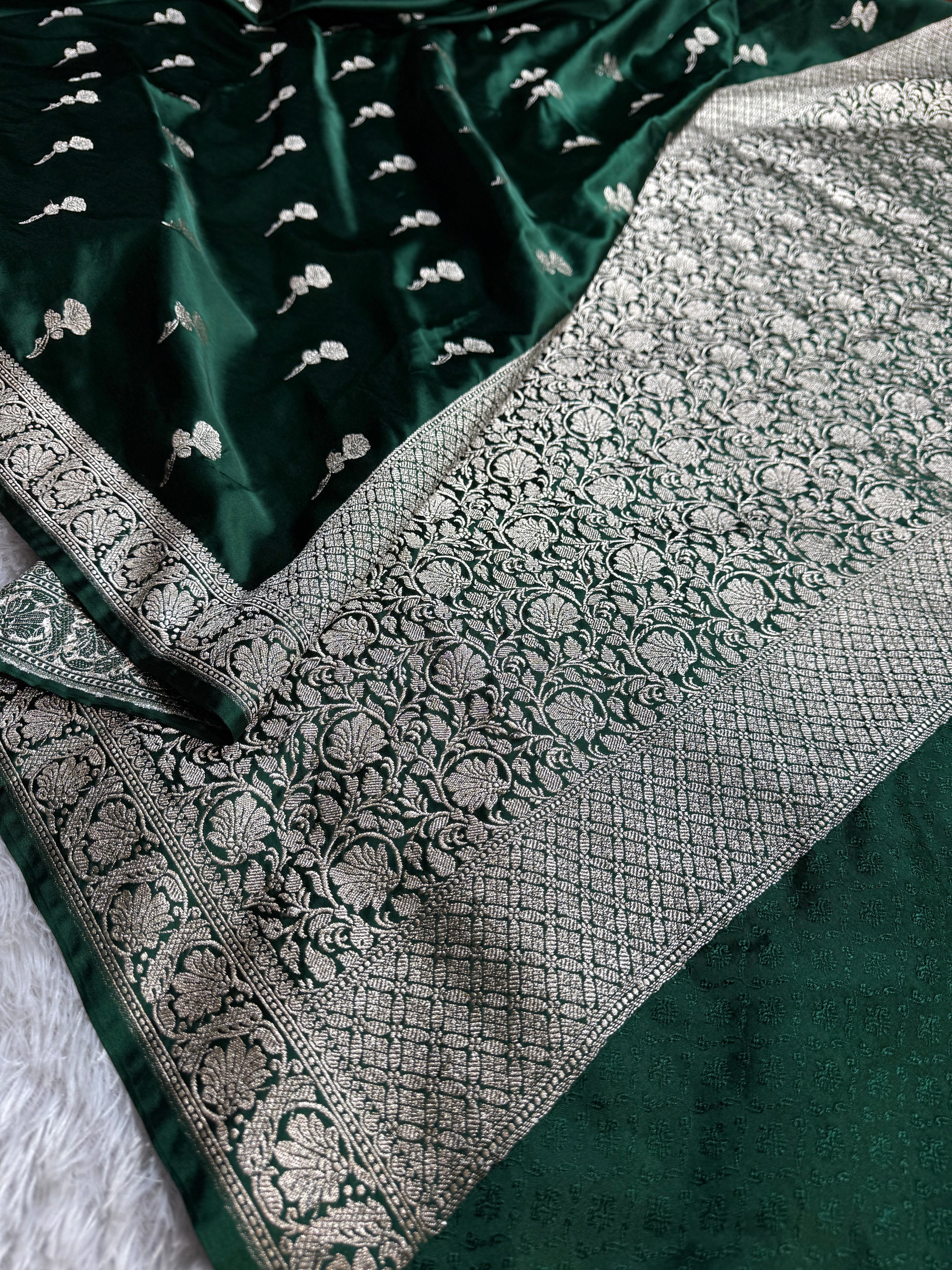BANARASI MASHRU KATAN SILK SAREE HN555