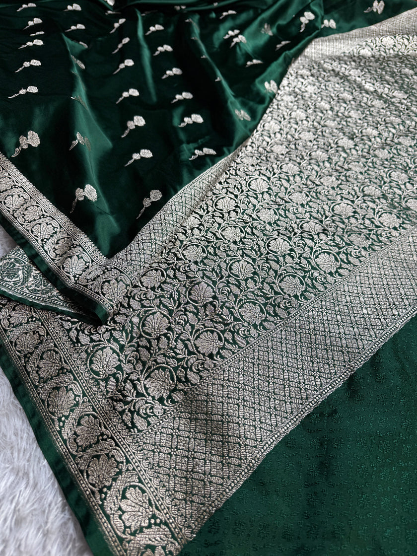 BANARASI MASHRU KATAN SILK SAREE HN555