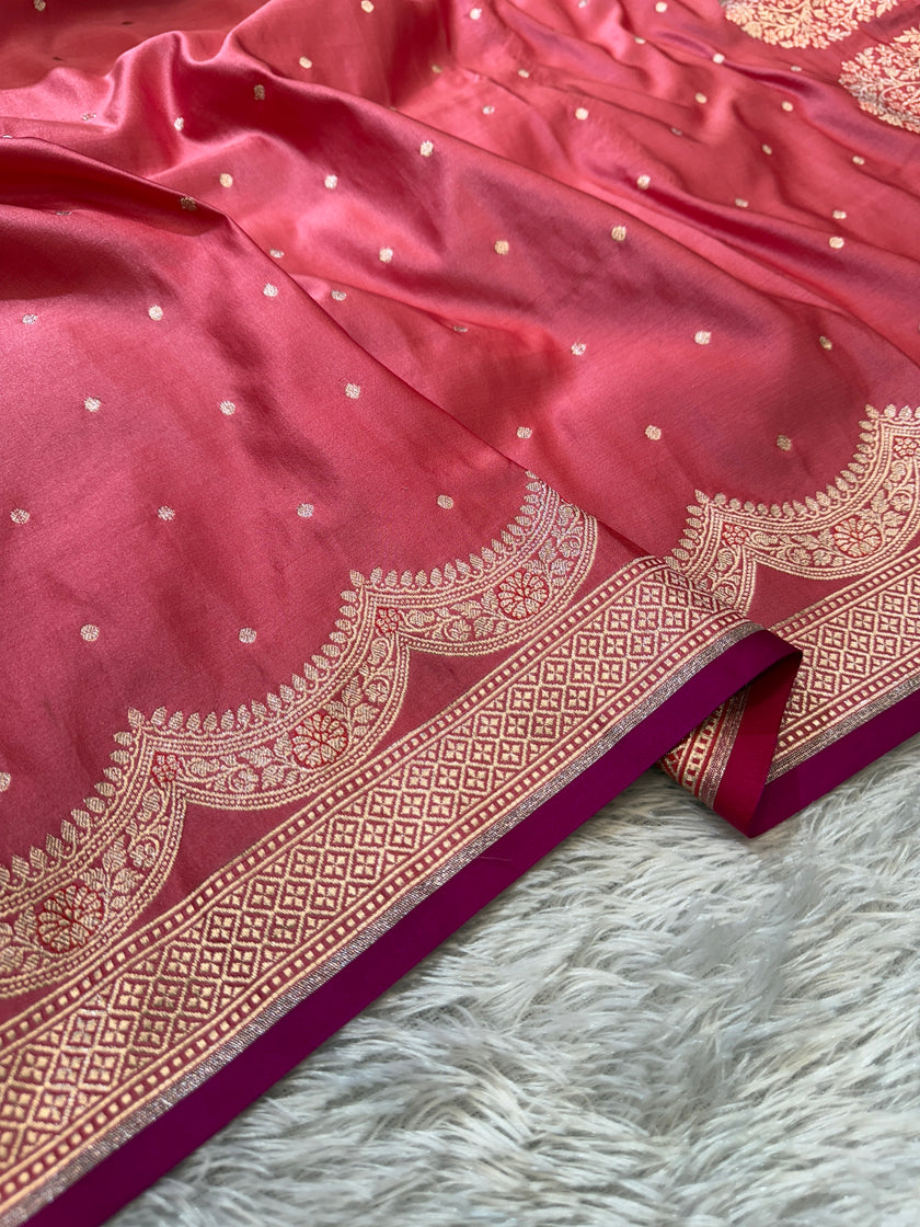Banarasi Mashru Katan Silk Saree hn141