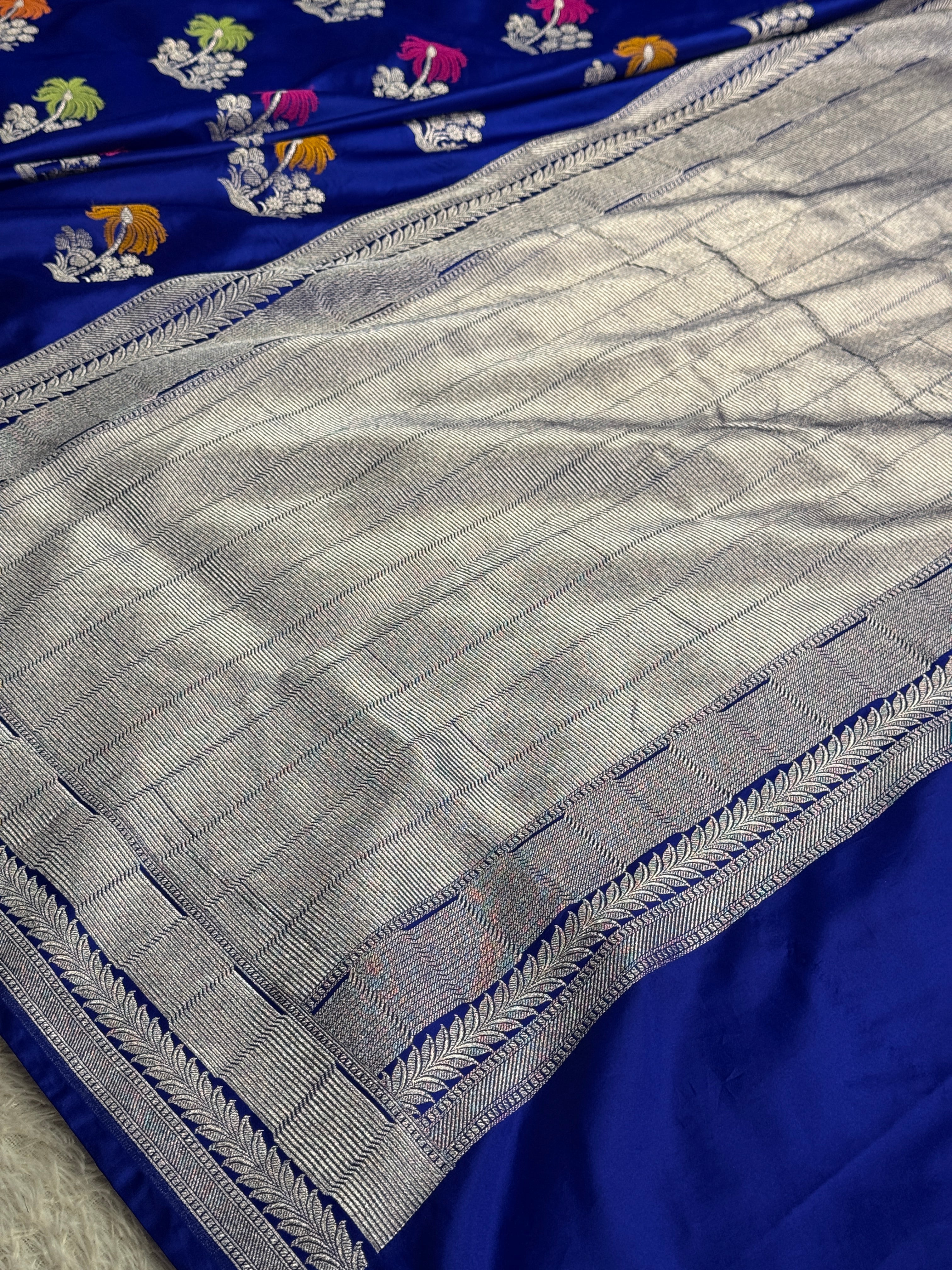 BANARASI MASHRU KATAN SILK SAREE MK050