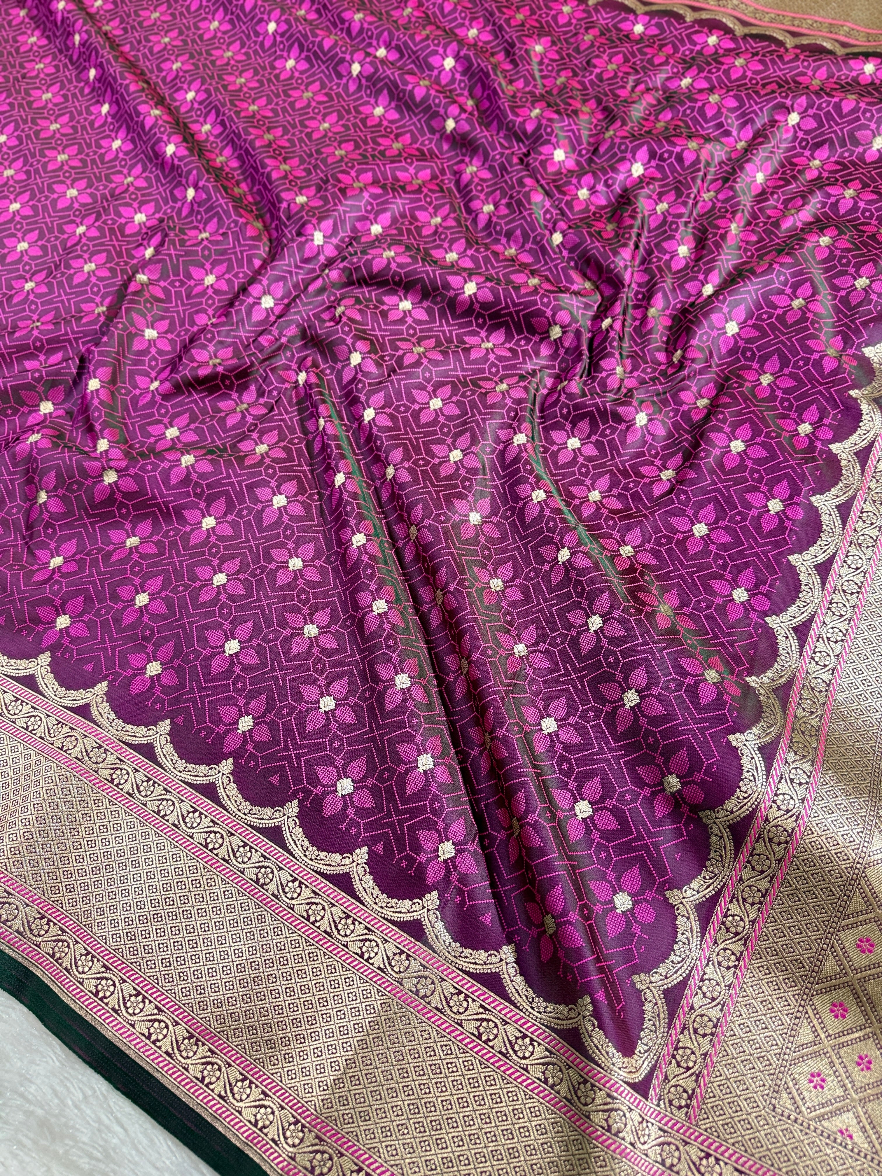 BANARASI MASHRU KATAN SILK SAREE HN535
