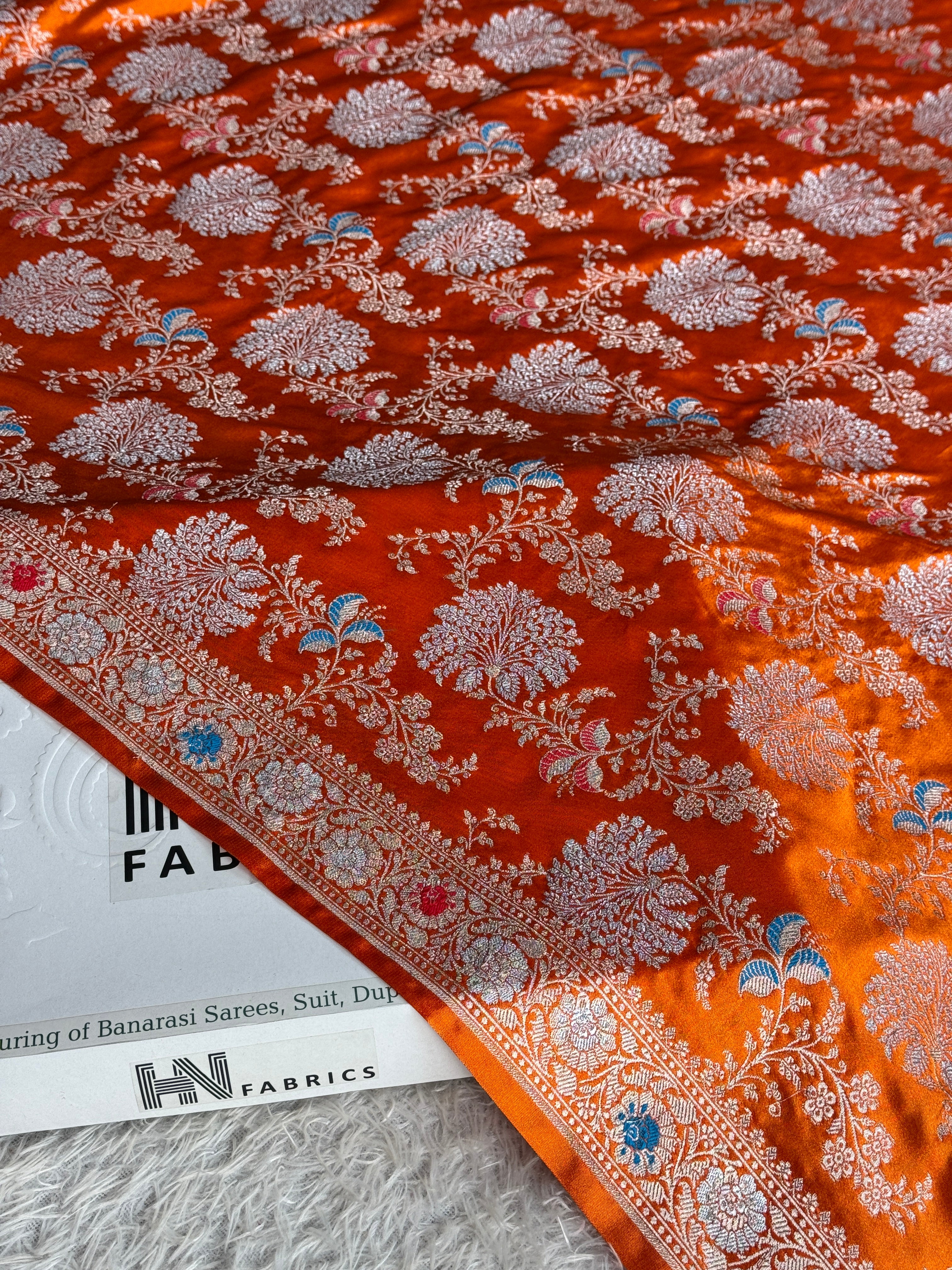 BANARASI MASHRU KATAN SILK SAREE MK070