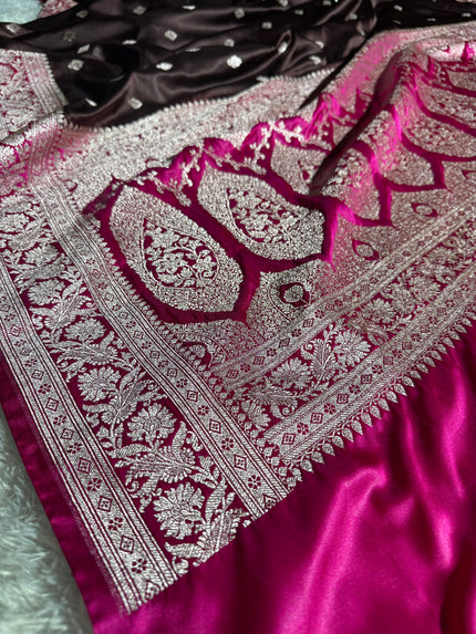 BANARASI MASHRU KATAN SILK SAREE HN508