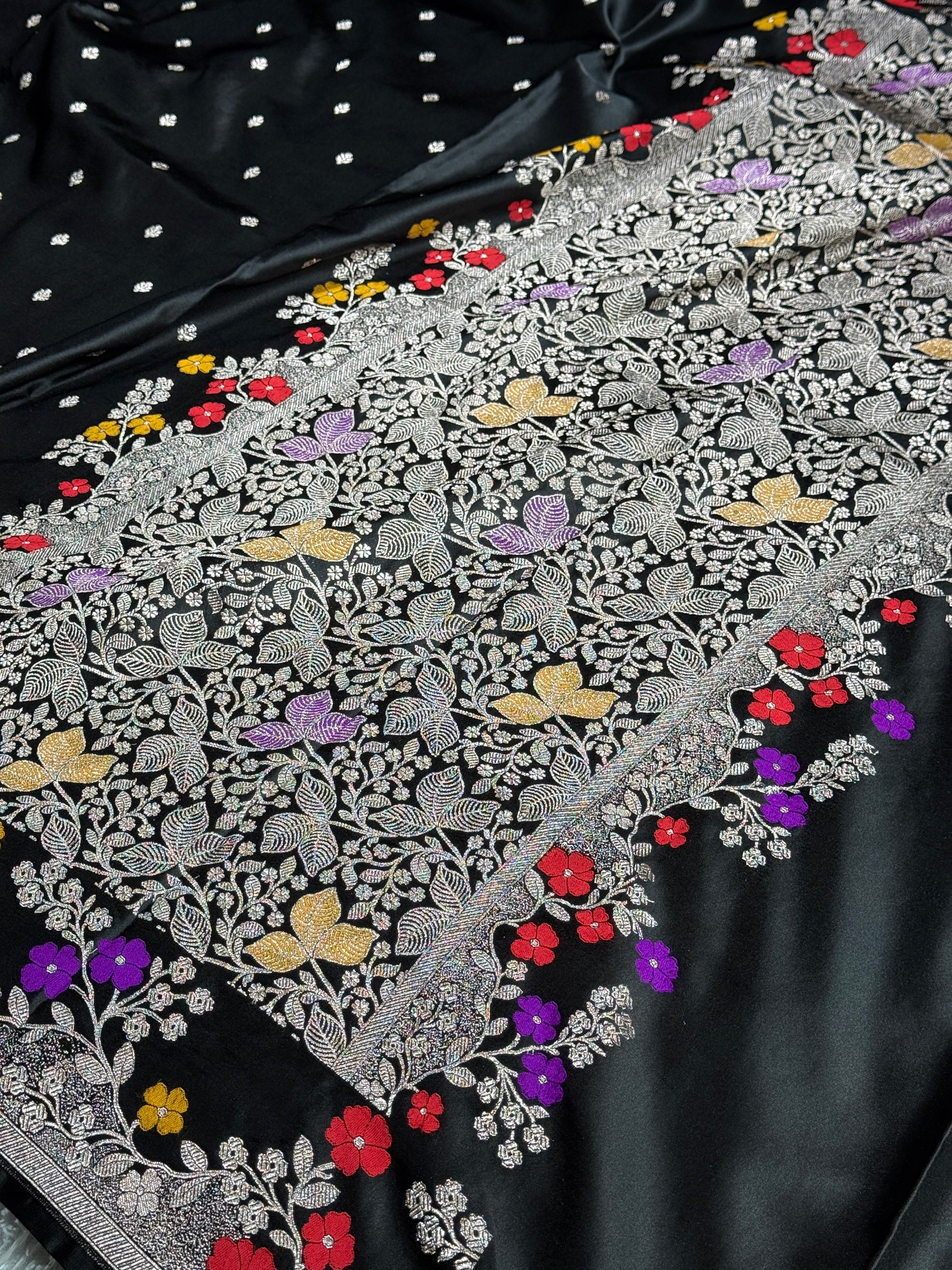 BANARASI MASHRU KATAN SILK SAREE MK020