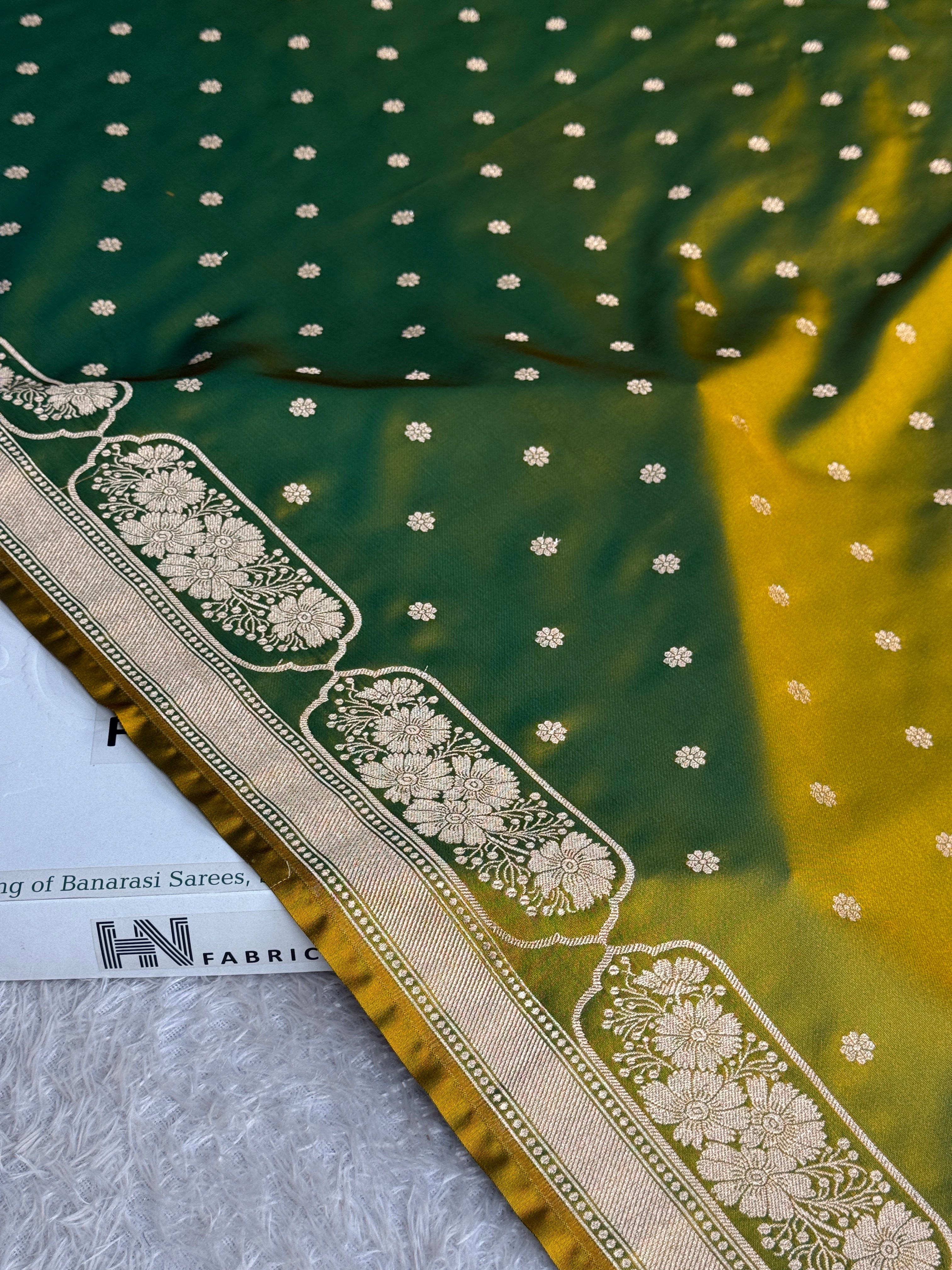 BANARASI MASHRU KATAN SILK SAREE MK073