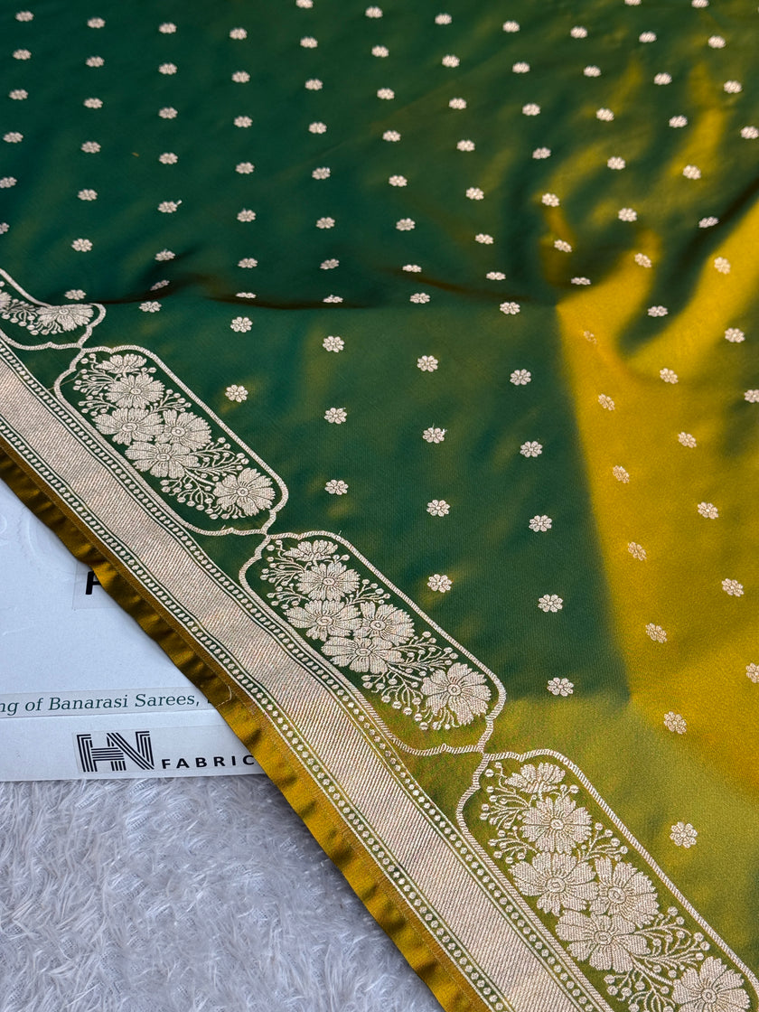 BANARASI MASHRU KATAN SILK SAREE MK073