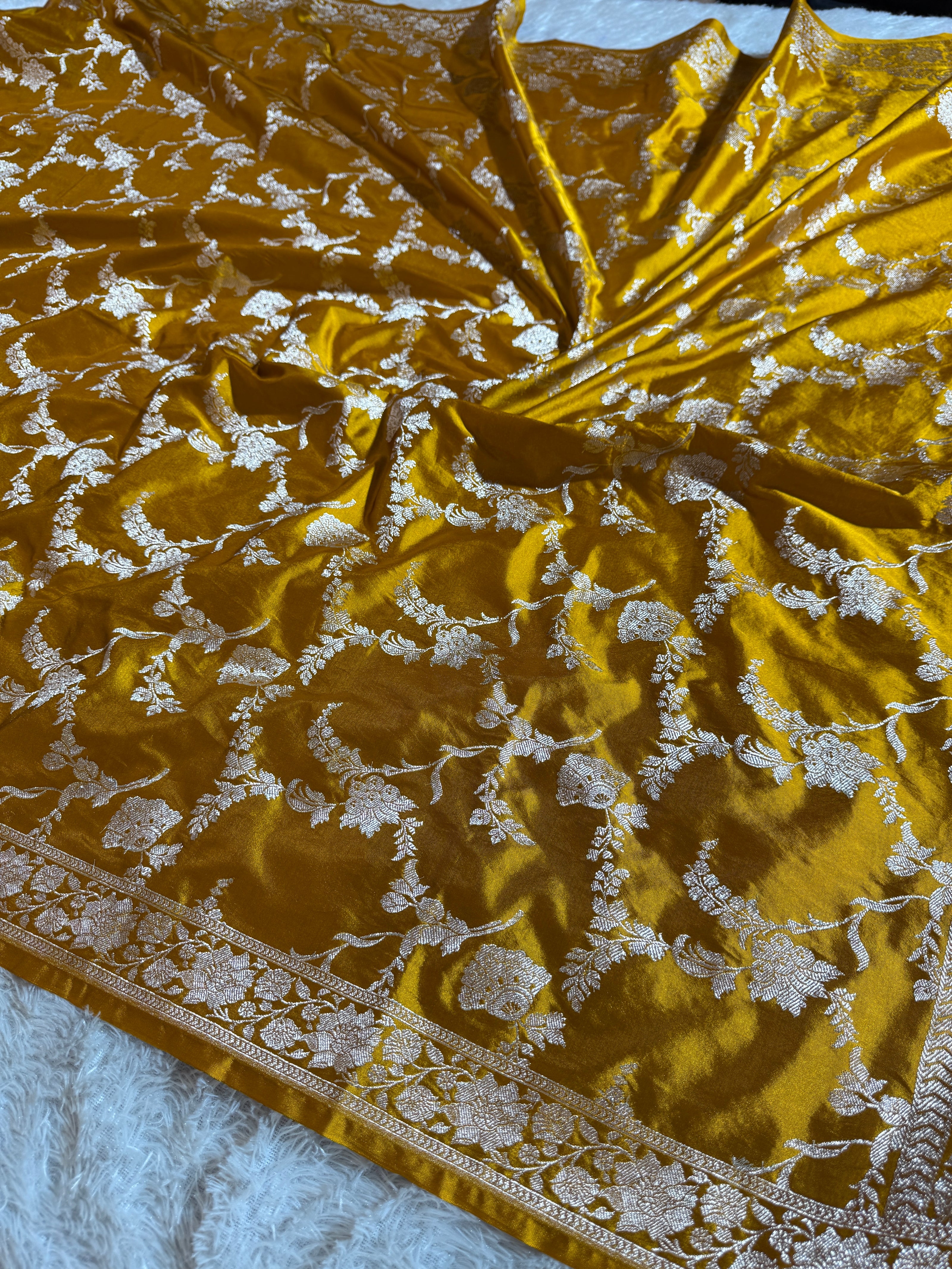 BANARASI MASHRU KATAN SILK SAREE HN514