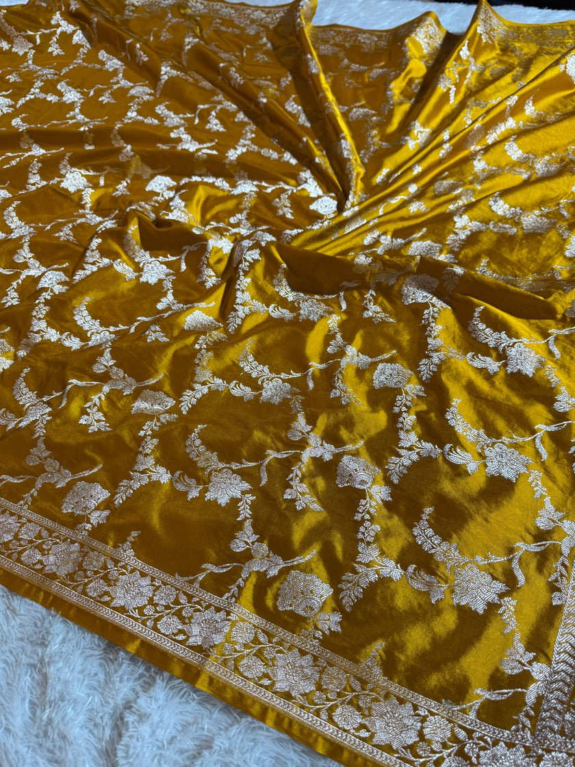 BANARASI MASHRU KATAN SILK SAREE HN514