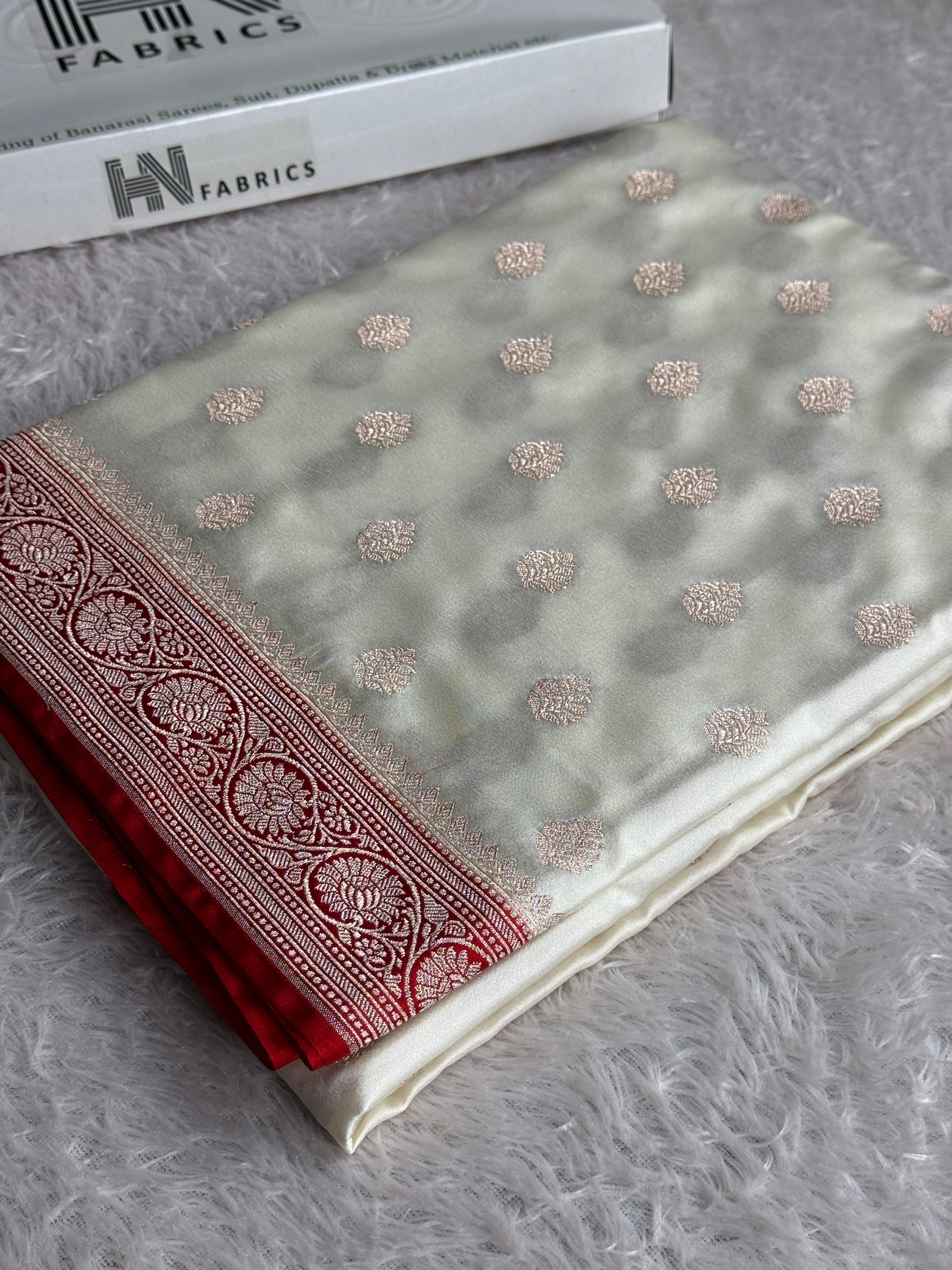 BANARASI MASHRU KATAN SILK SAREE MK048