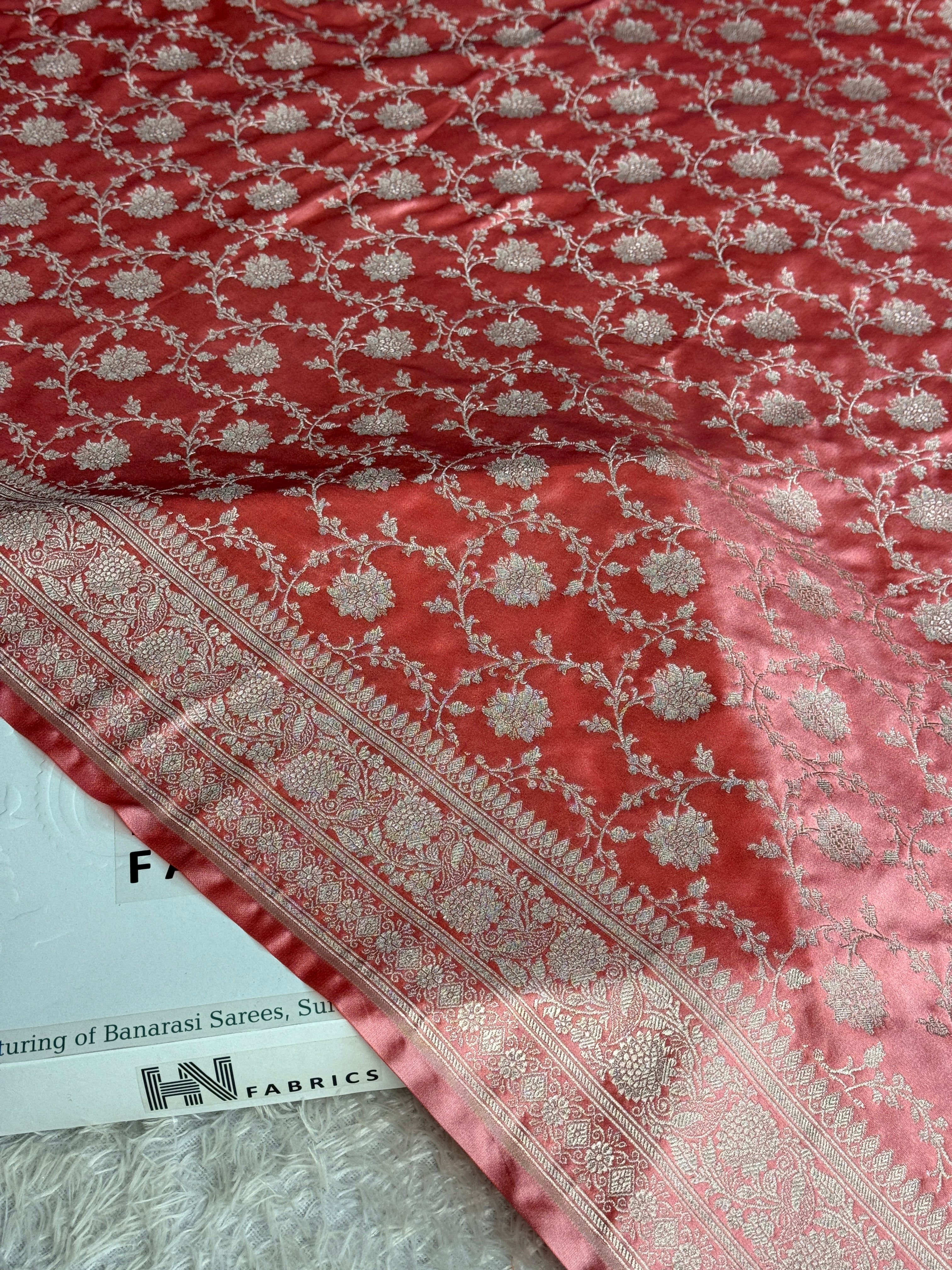 BANARASI MASHRU KATAN SILK SAREE MK066