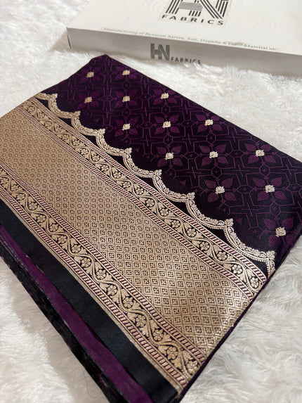 BANARASI MASHRU KATAN SILK SAREE HN535
