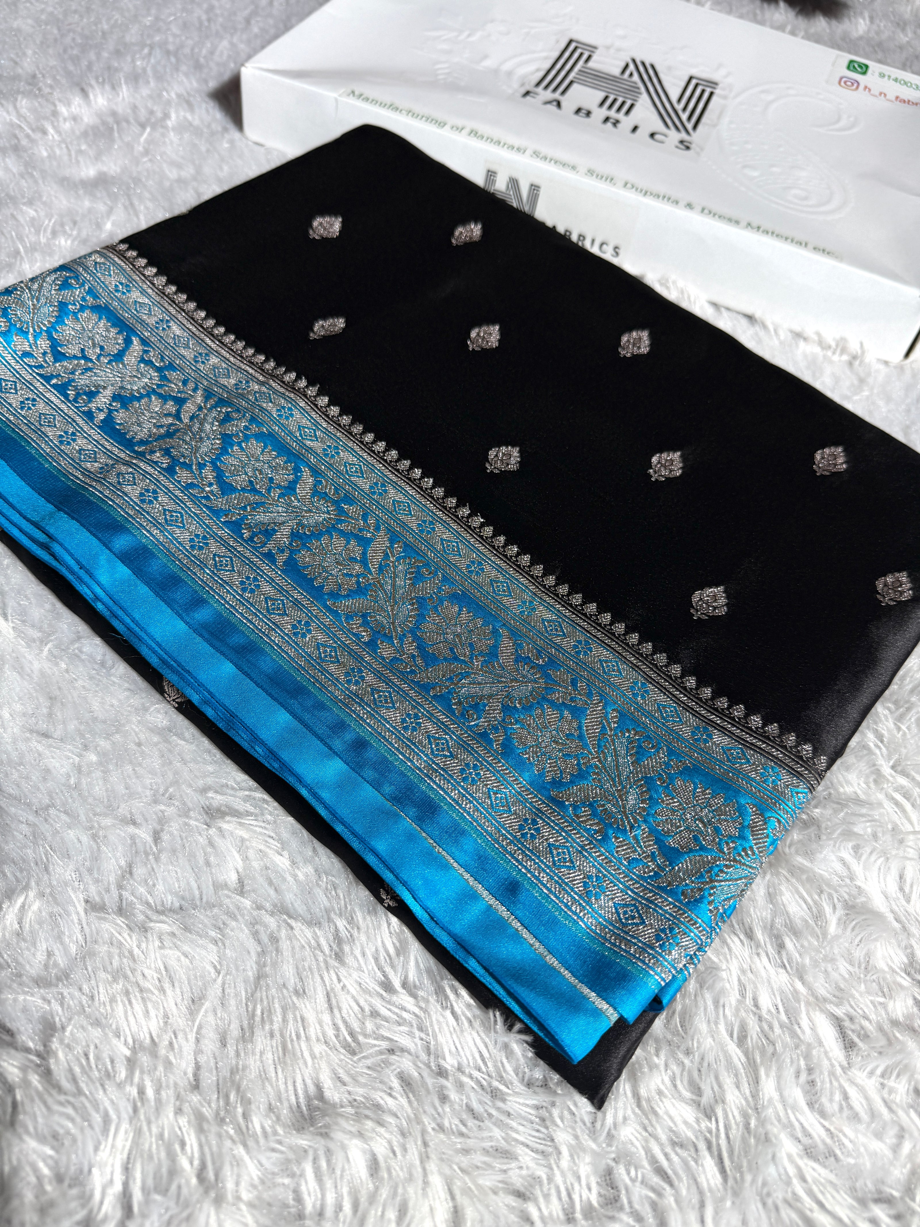 BANARASI MASHRU KATAN SILK SAREE HN512
