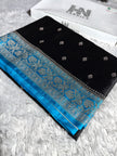 BANARASI MASHRU KATAN SILK SAREE HN512
