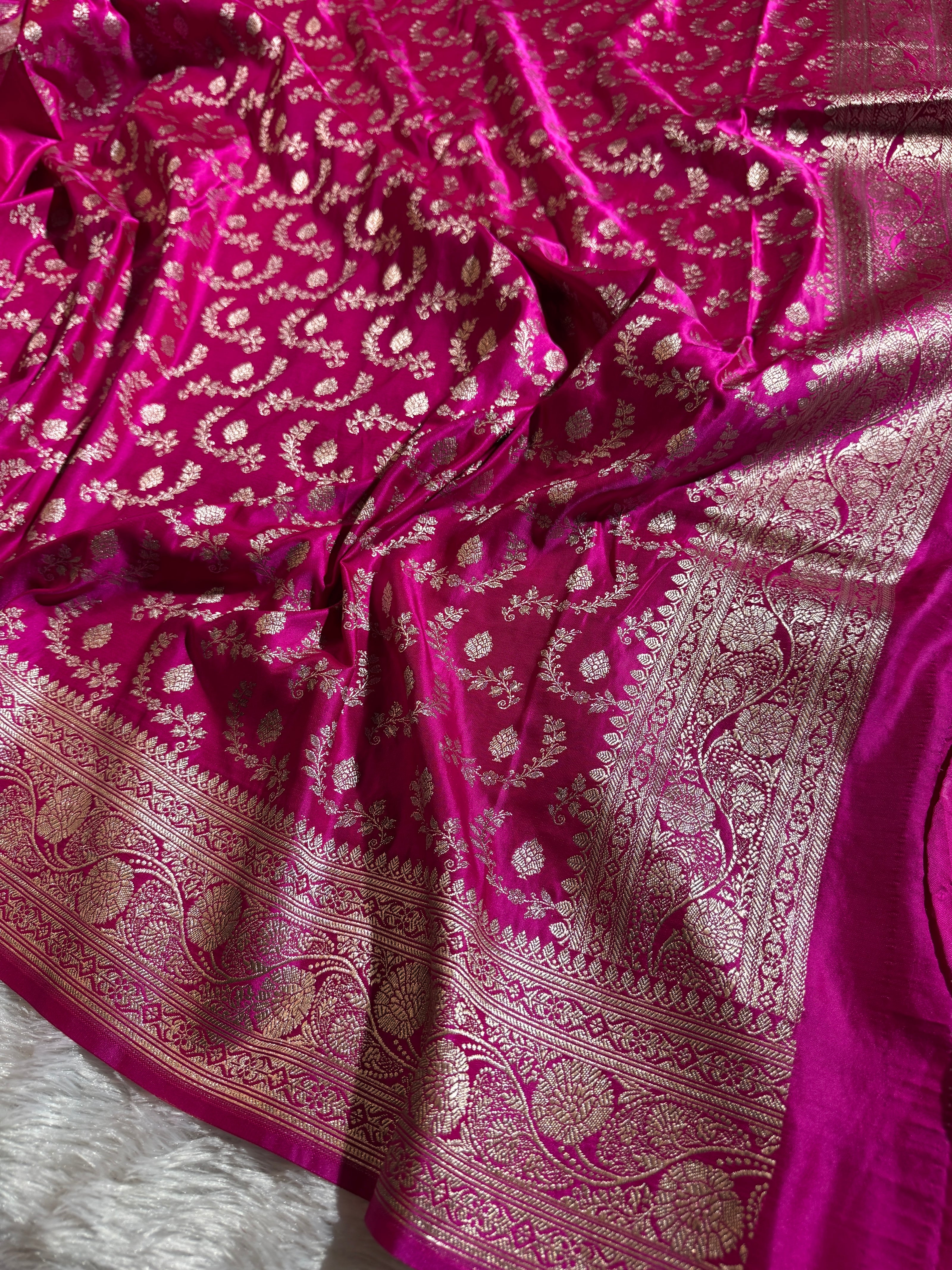 BANARASI MASHRU KATAN SILK SAREE HN506