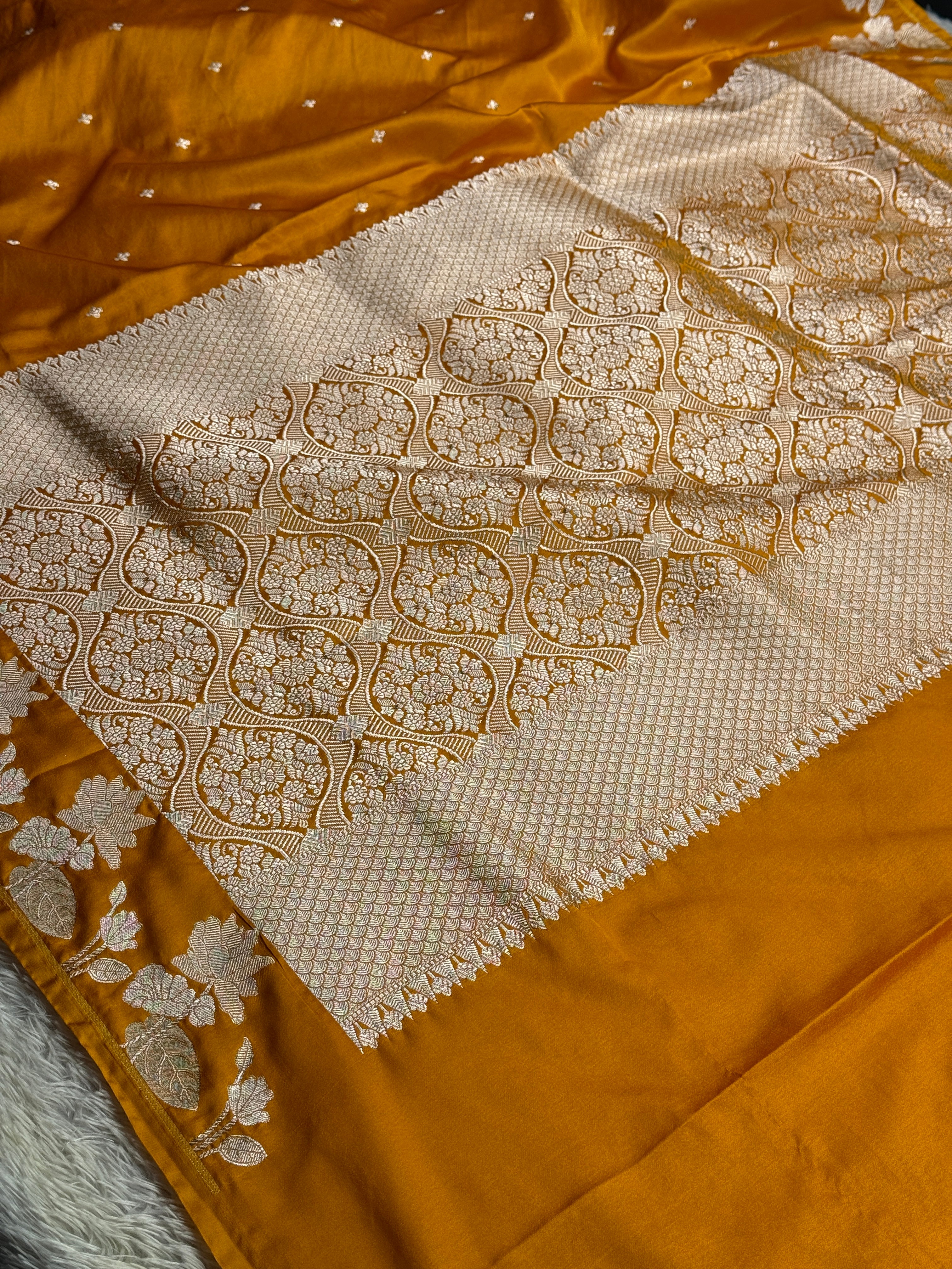 BANARASI MASHRU KATAN SILK SAREE HN520