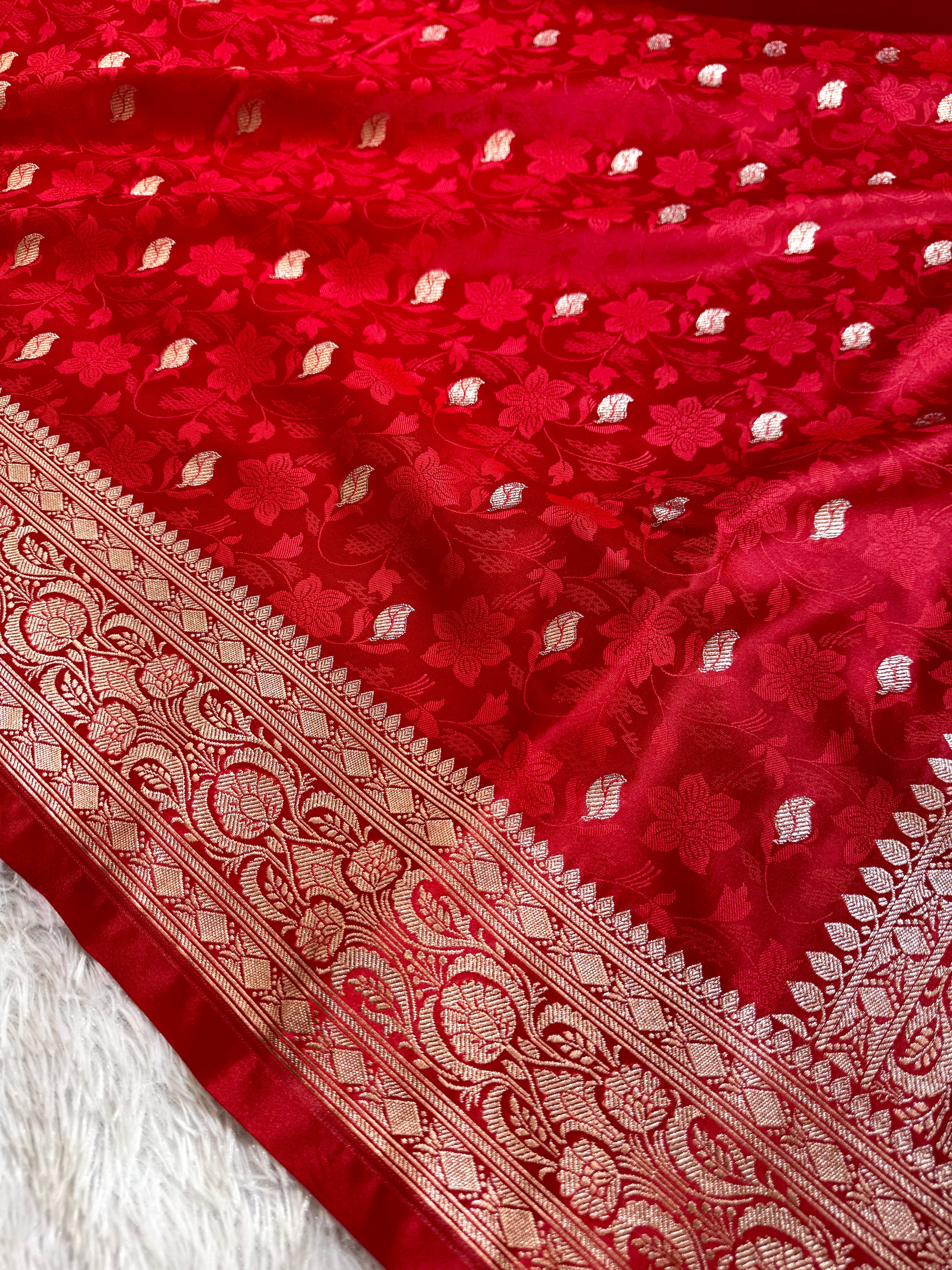 BANARASI MASHRU KATAN SILK SAREE HN515