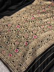 BANARASI MASHRU KATAN SILK SAREE MK048