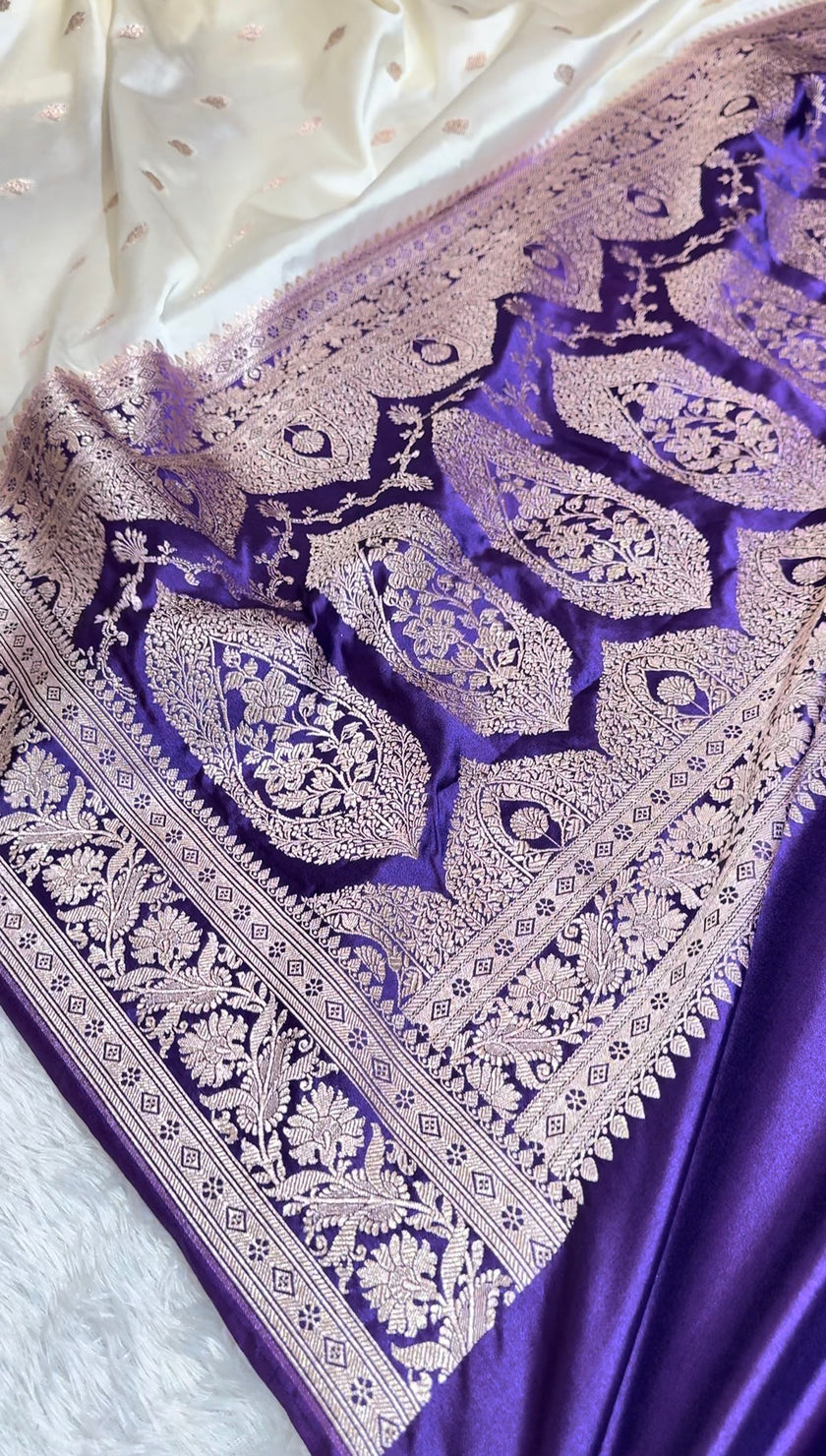 BANARASI MASHRU KATAN SILK SAREE HN450