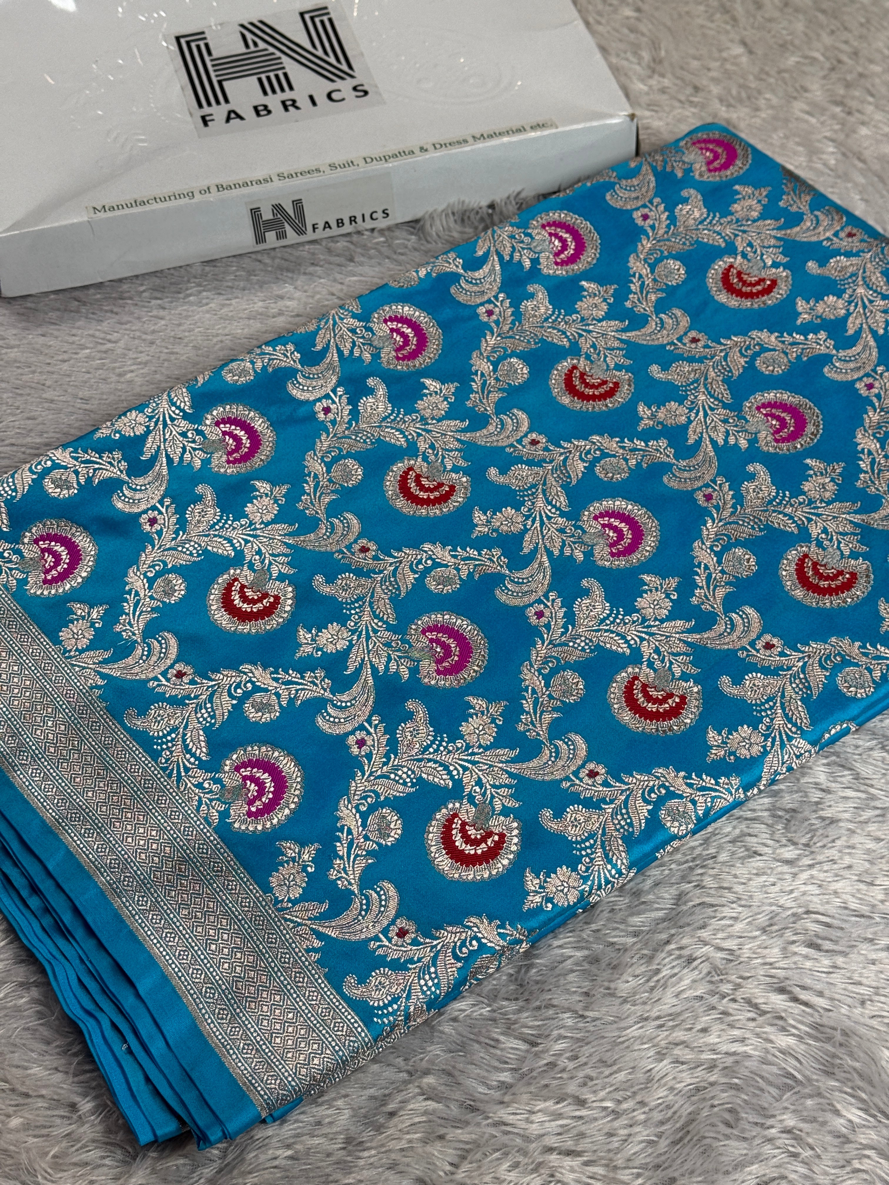 BANARASI MASHRU KATAN SILK SAREE MK016