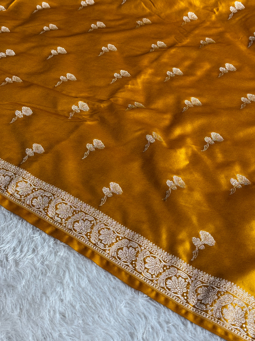 BANARASI MASHRU KATAN SILK SAREE HN549