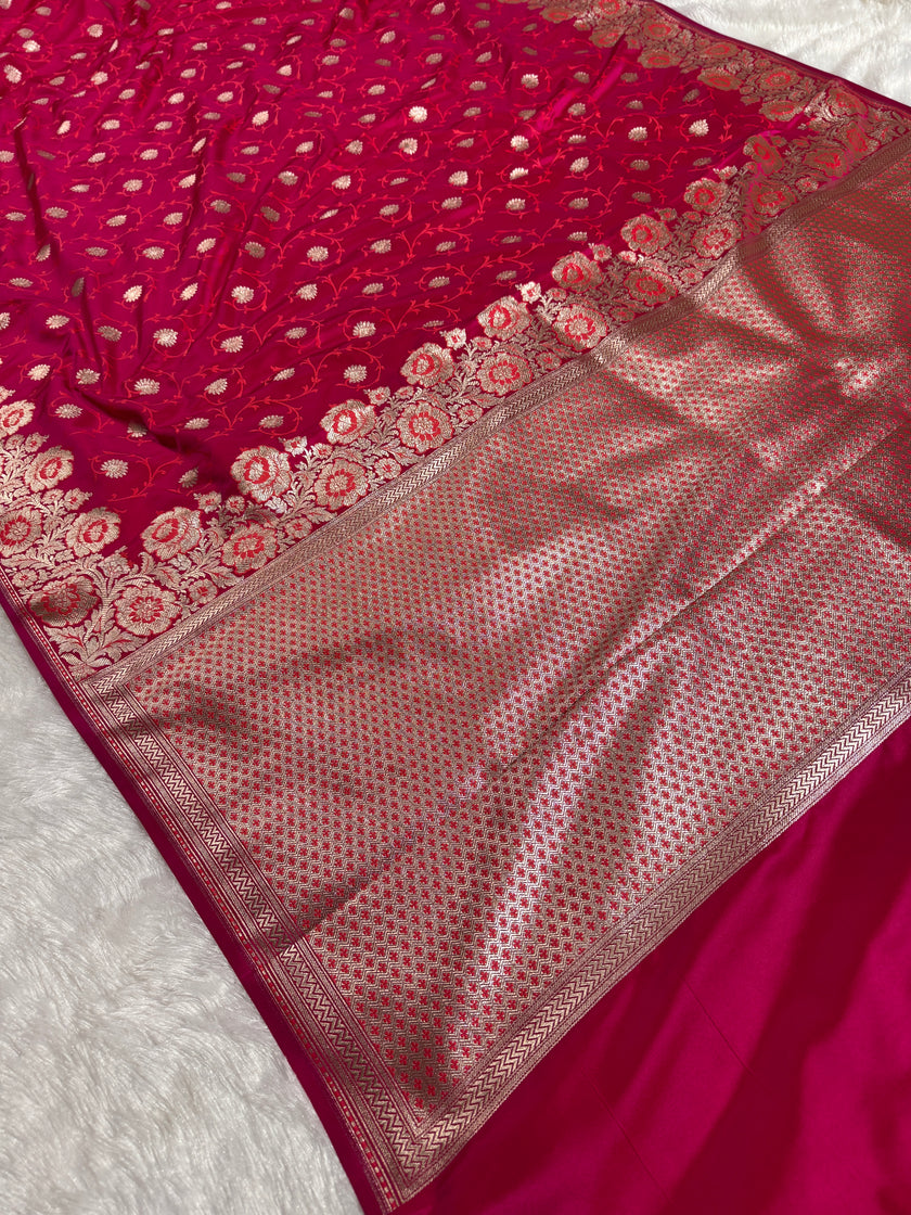 BANARASI MASHRU KATAN SILK SAREE HN533