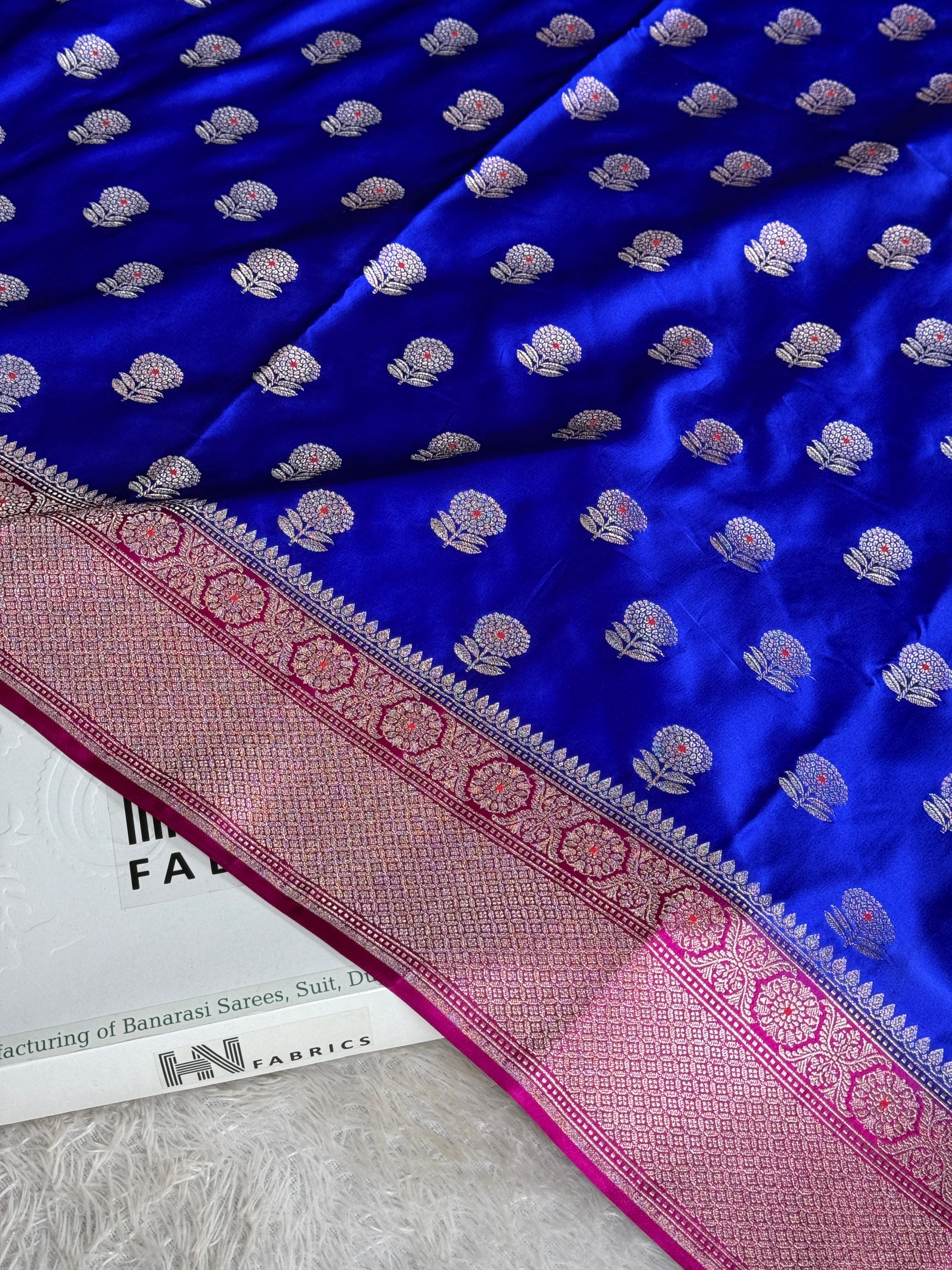 BANARASI MASHRU KATAN SILK SAREE MK022