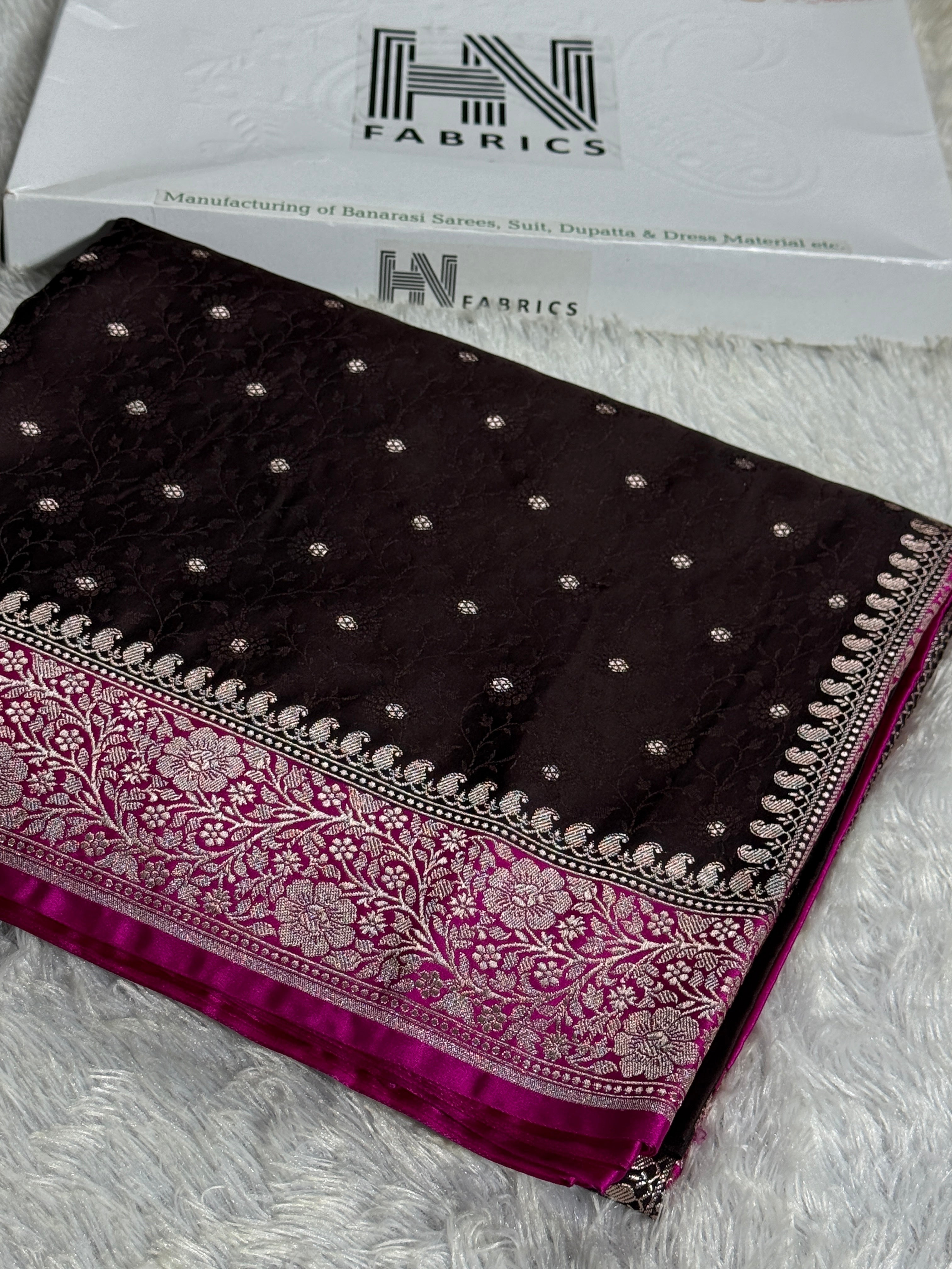 BANARASI MASHRU KATAN SILK SAREE HN820