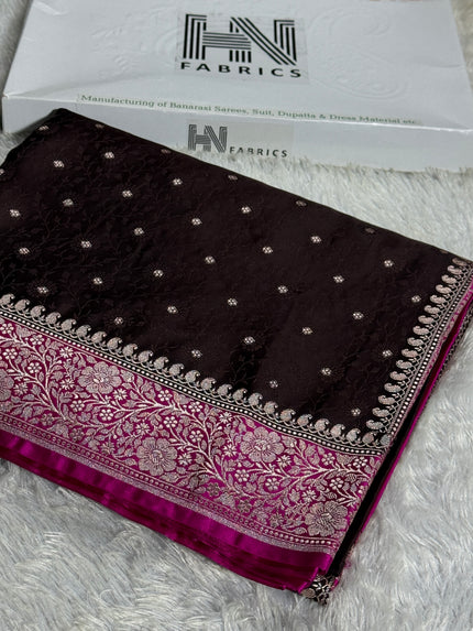 BANARASI MASHRU KATAN SILK SAREE HN820