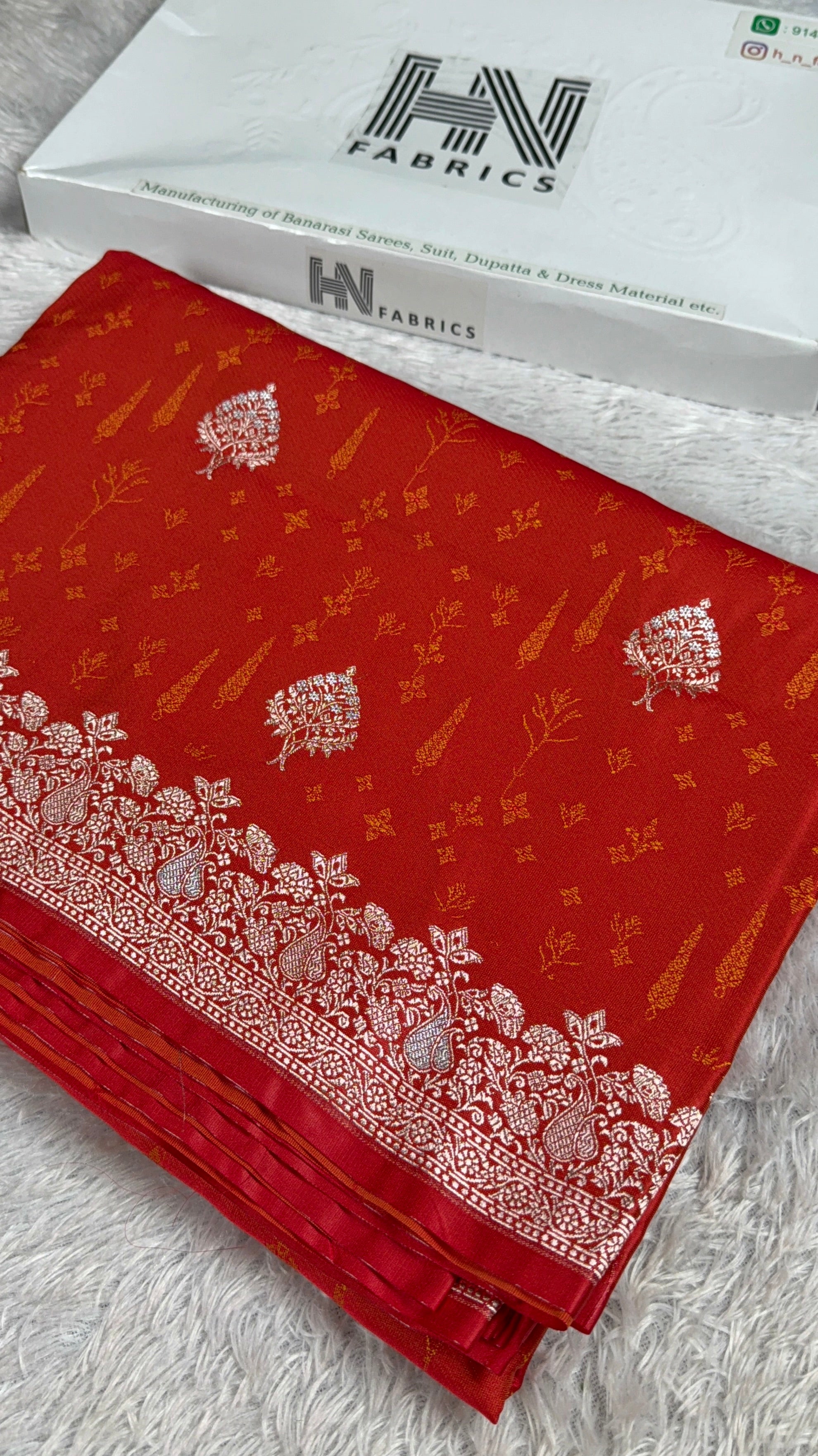 BANARASI MASHRU KATAN SILK SAREE MK015