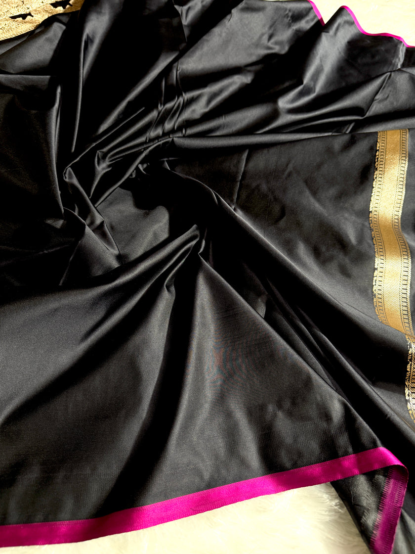 BANARASI MASHRU KATAN SILK SAREE HN528