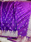 BANARASI MASHRU KATAN SILK SAREE HN539