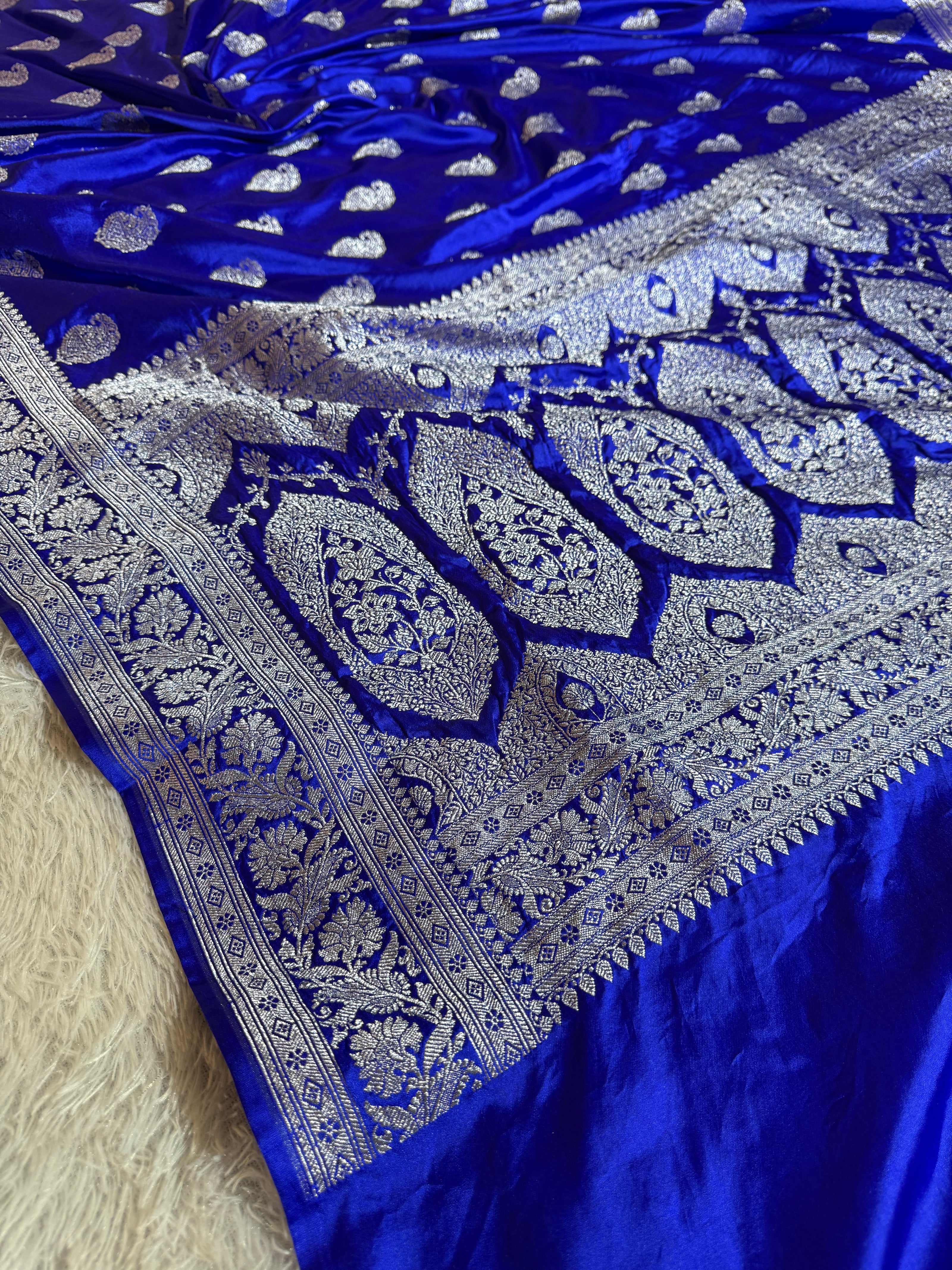BANARASI MASHRU KATAN SILK SAREE HN513