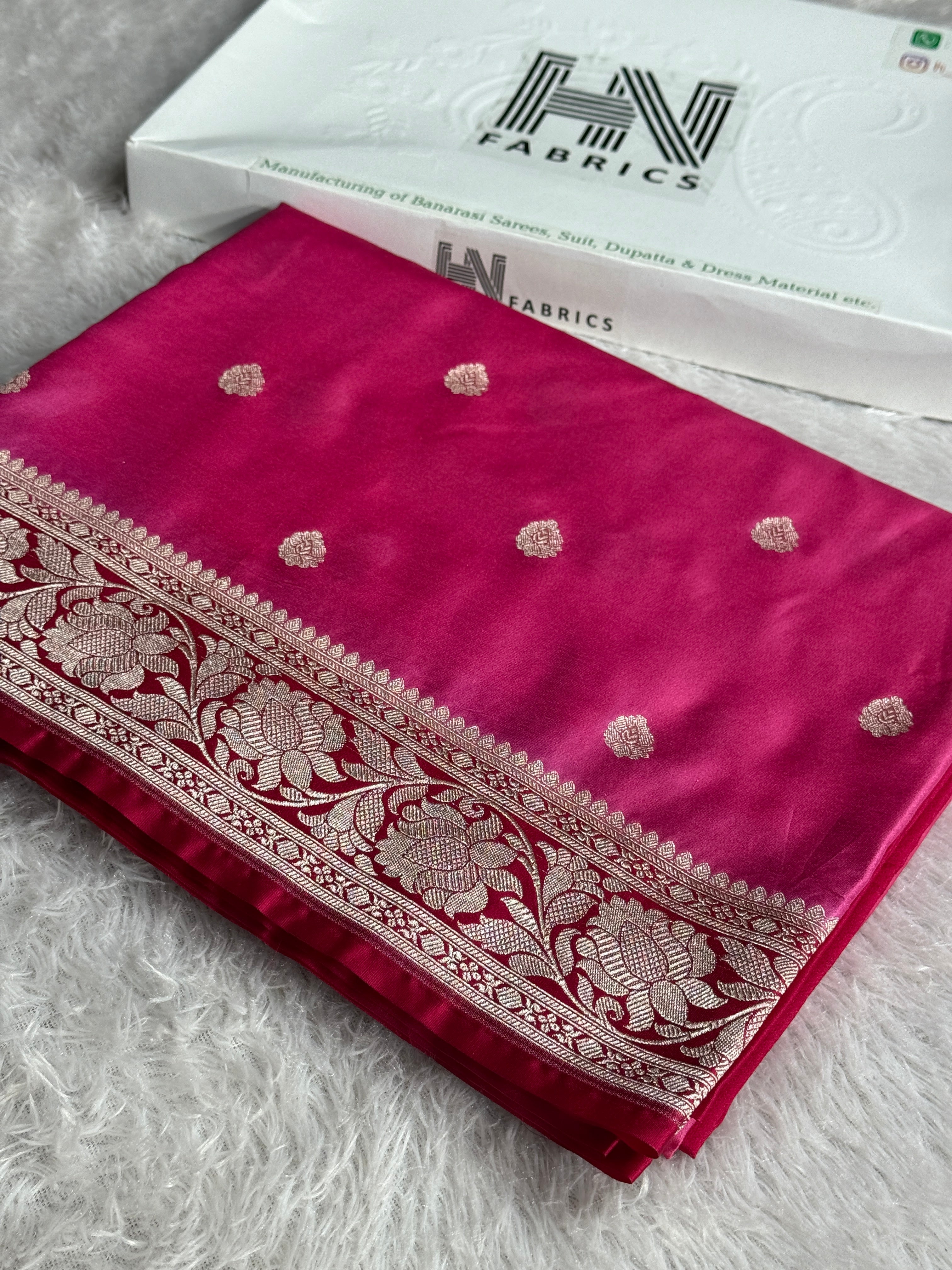 BANARASI MASHRU KATAN SILK SAREE HN568