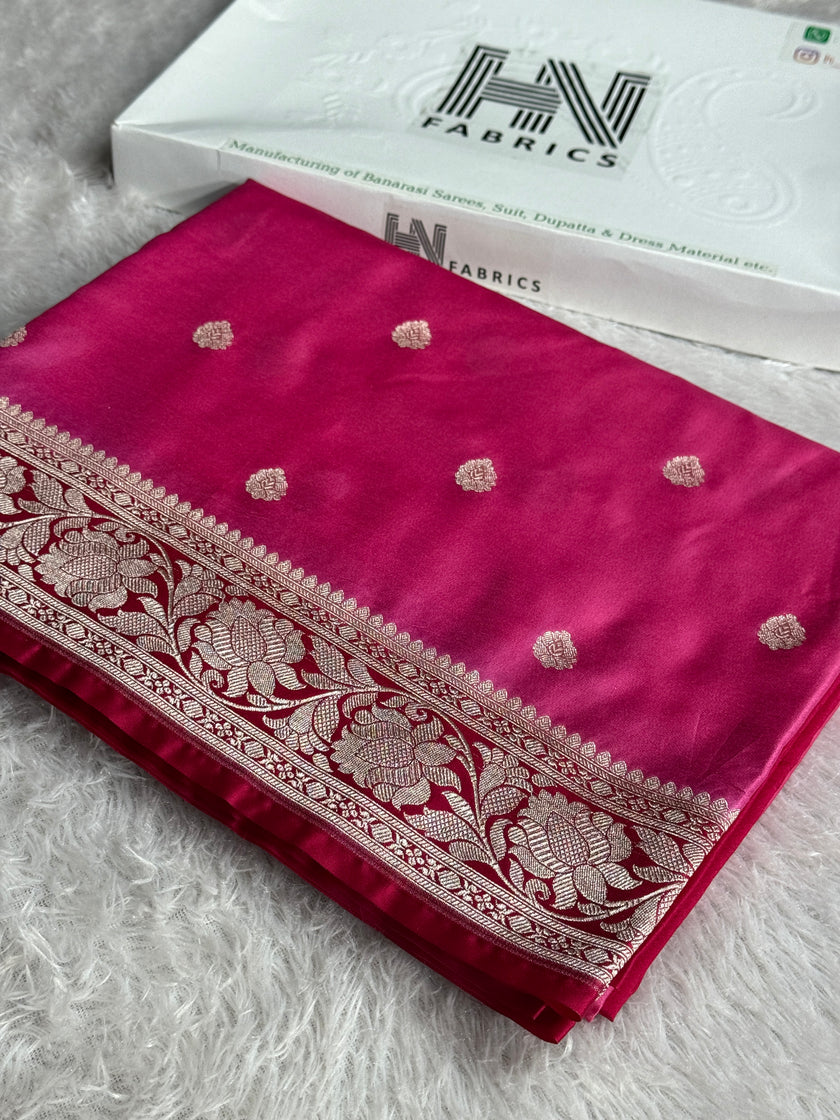 BANARASI MASHRU KATAN SILK SAREE HN568