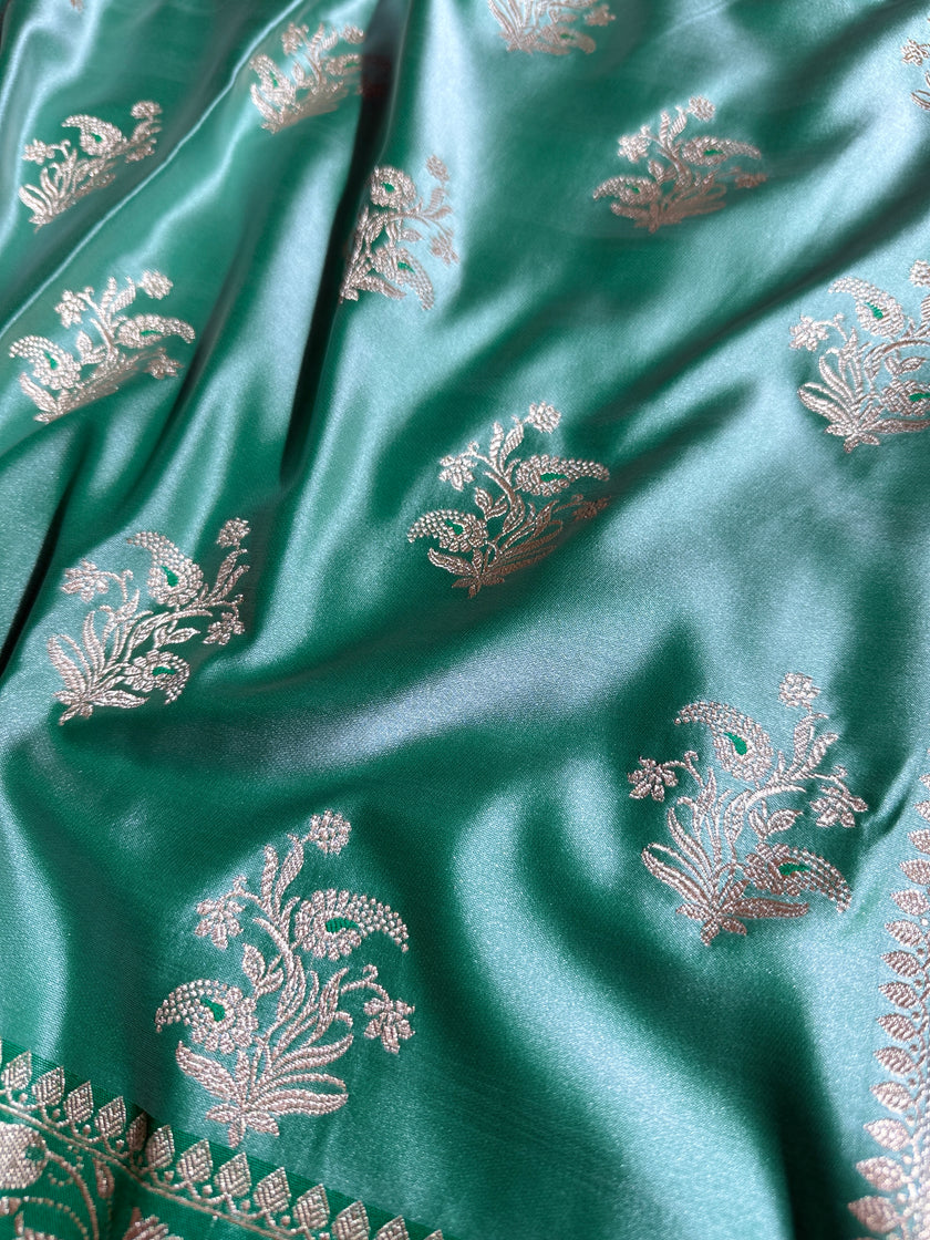BANARASI MASHRU KATAN SILK SAREE HN521