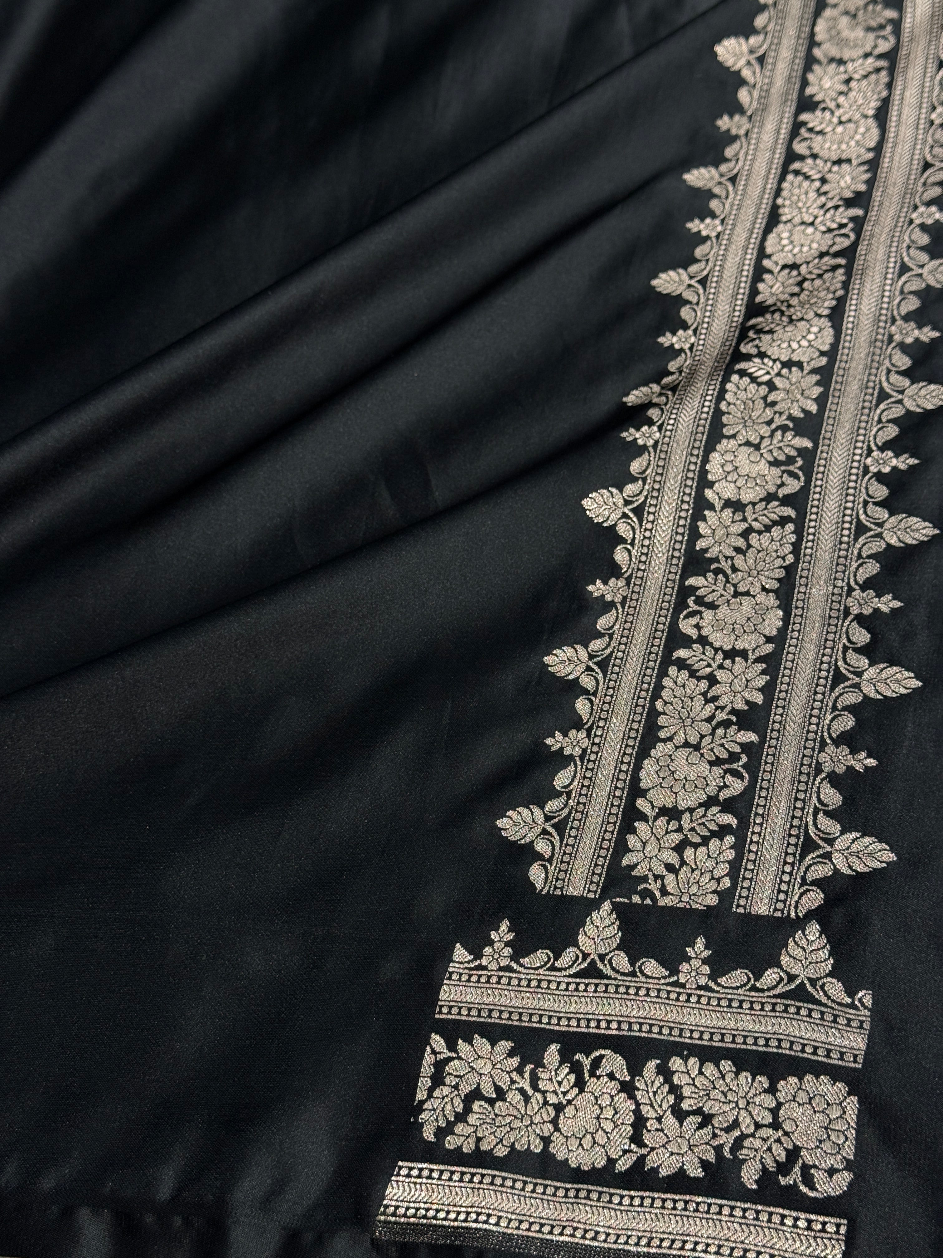 BANARASI MASHRU KATAN SILK SAREE MK066
