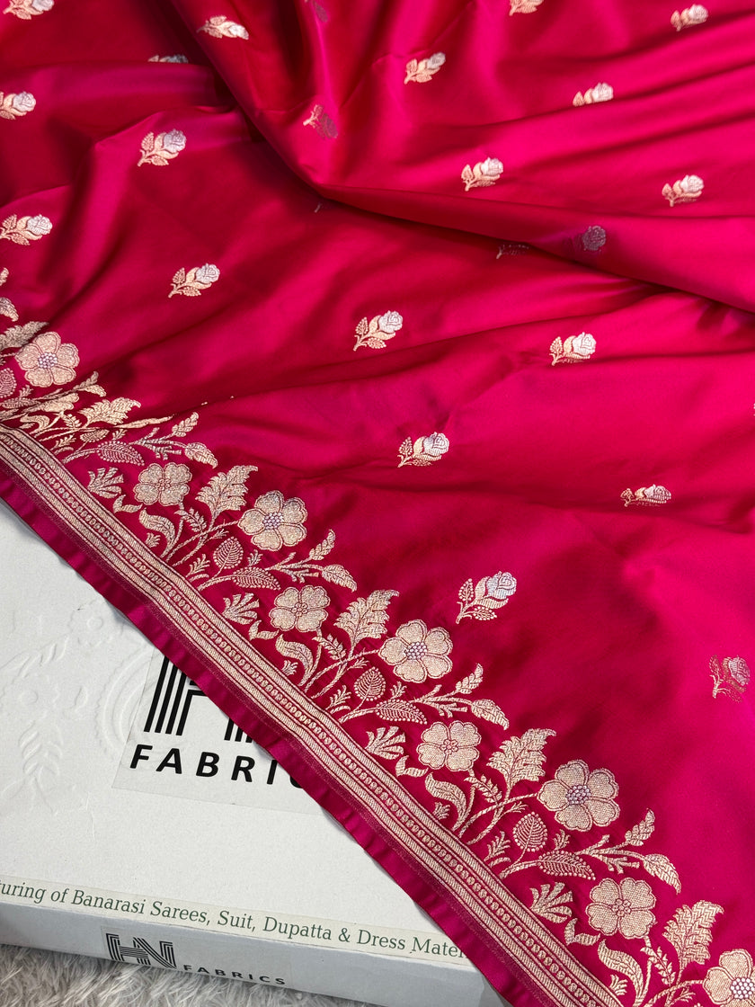 BANARASI MASHRU KATAN SILK SAREE HN572