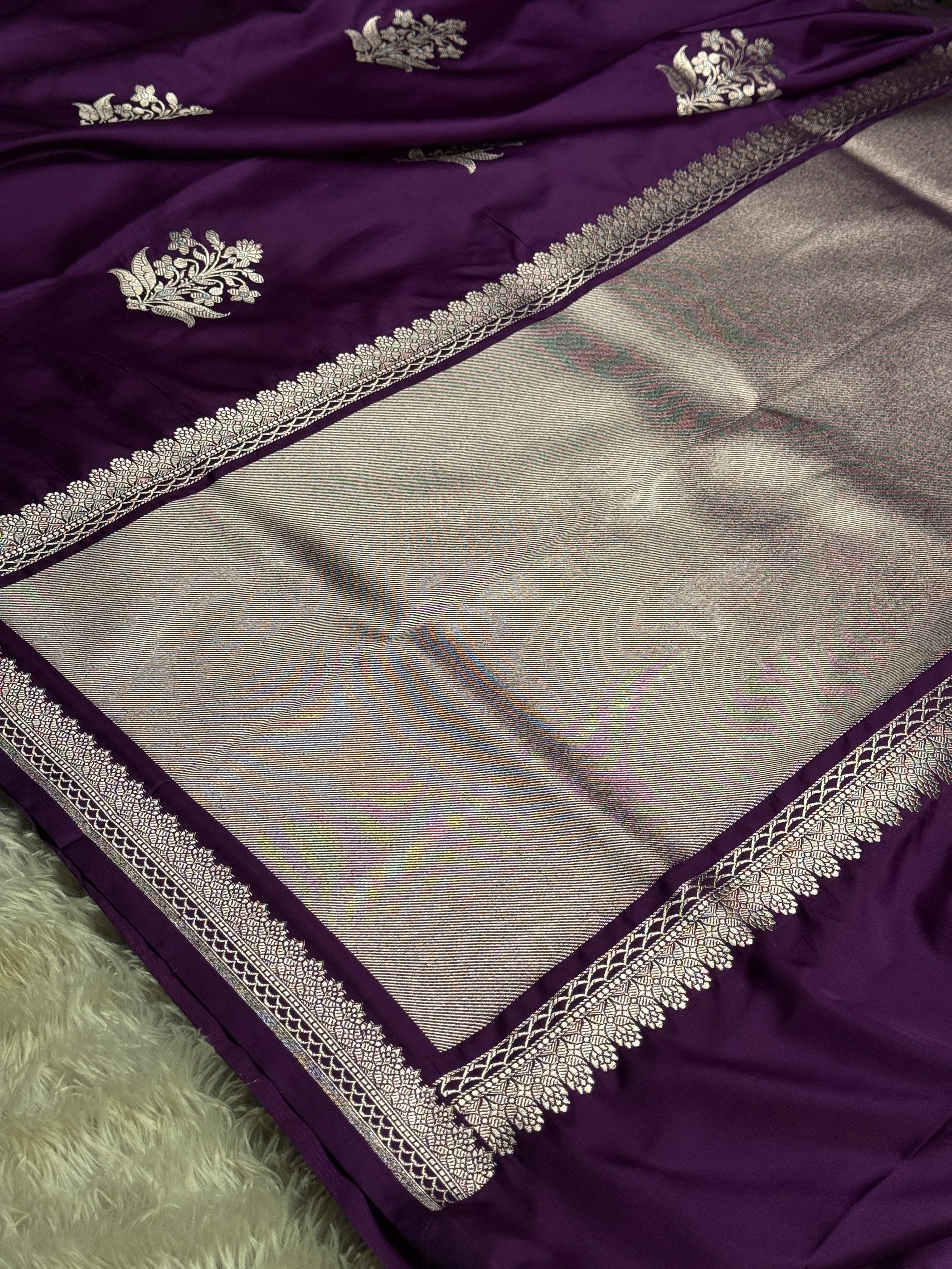 BANARASI MASHRU KATAN SILK SAREE HN815