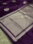 BANARASI MASHRU KATAN SILK SAREE HN815