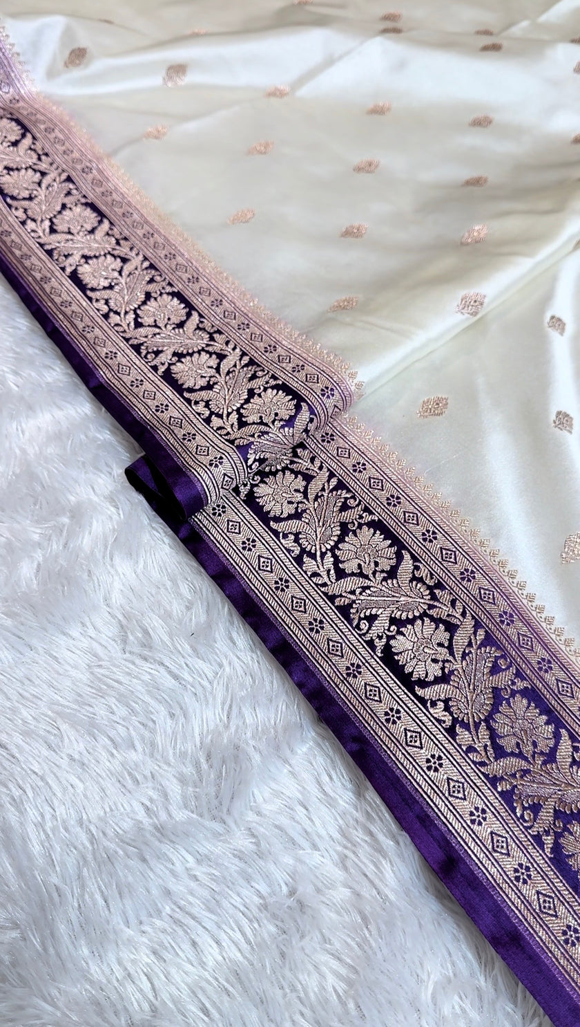 BANARASI MASHRU KATAN SILK SAREE HN450