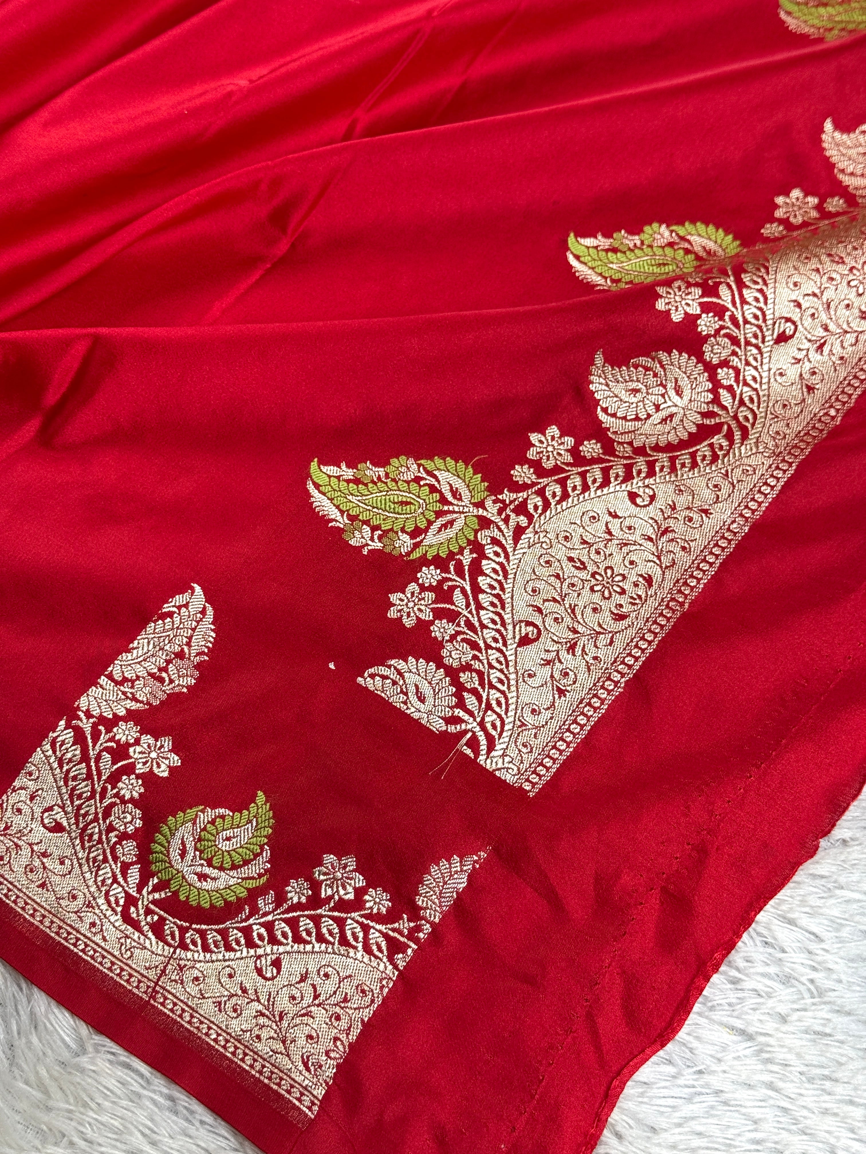BANARASI MASHRU KATAN SILK SAREE HN999
