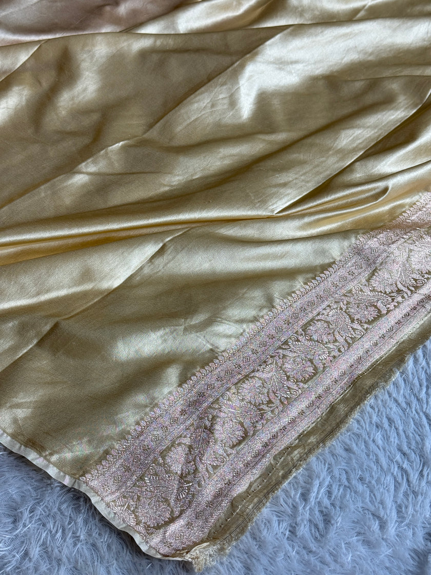 BANARASI MASHRU KATAN SILK SAREE MK030