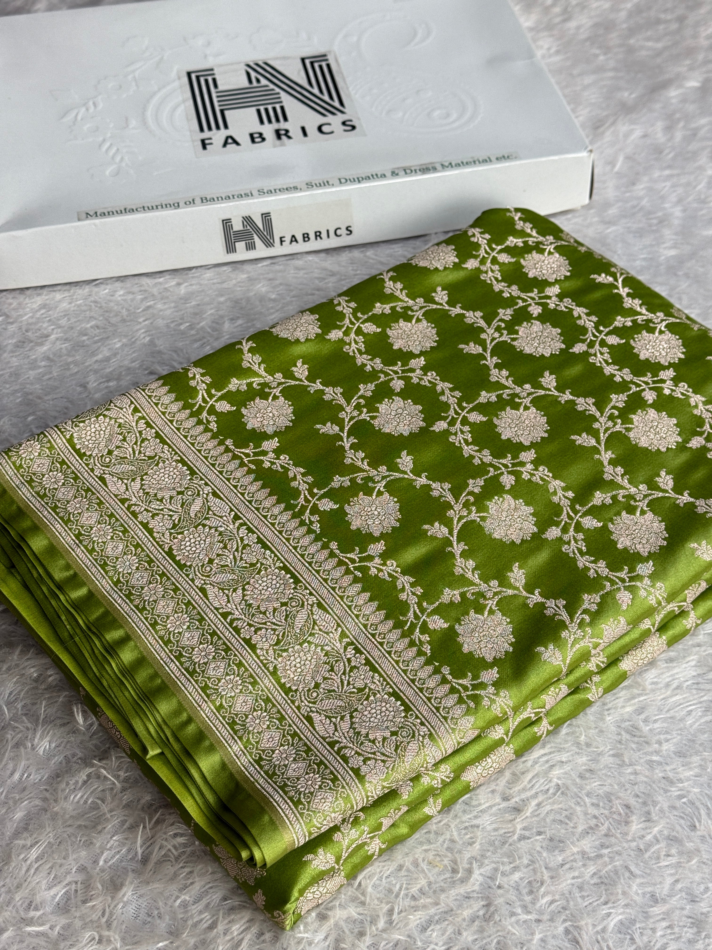 BANARASI MASHRU KATAN SILK SAREE MK066