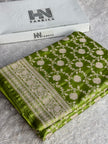 BANARASI MASHRU KATAN SILK SAREE MK066