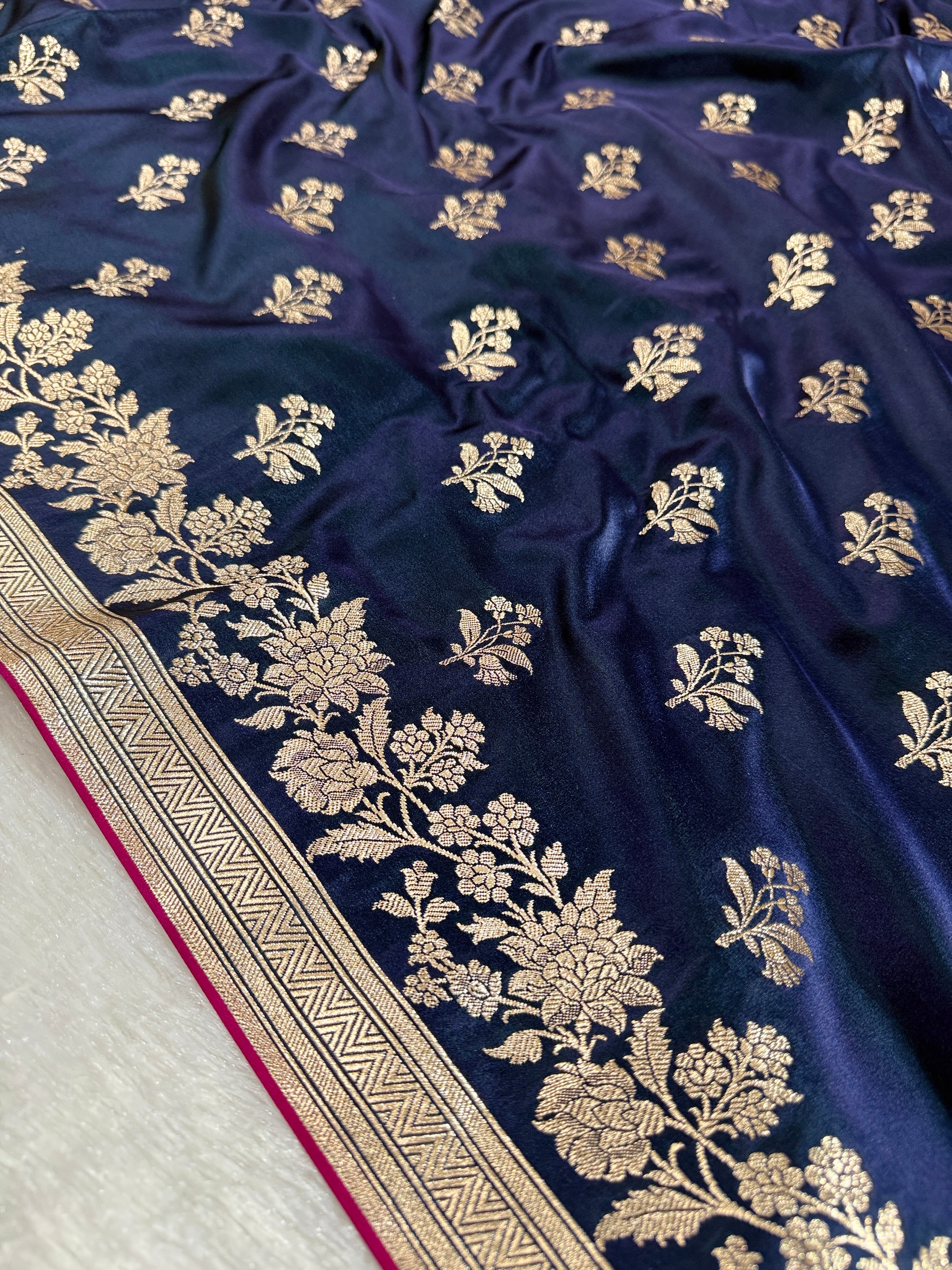 BANARASI MASHRU KATAN SILK SAREE HN532