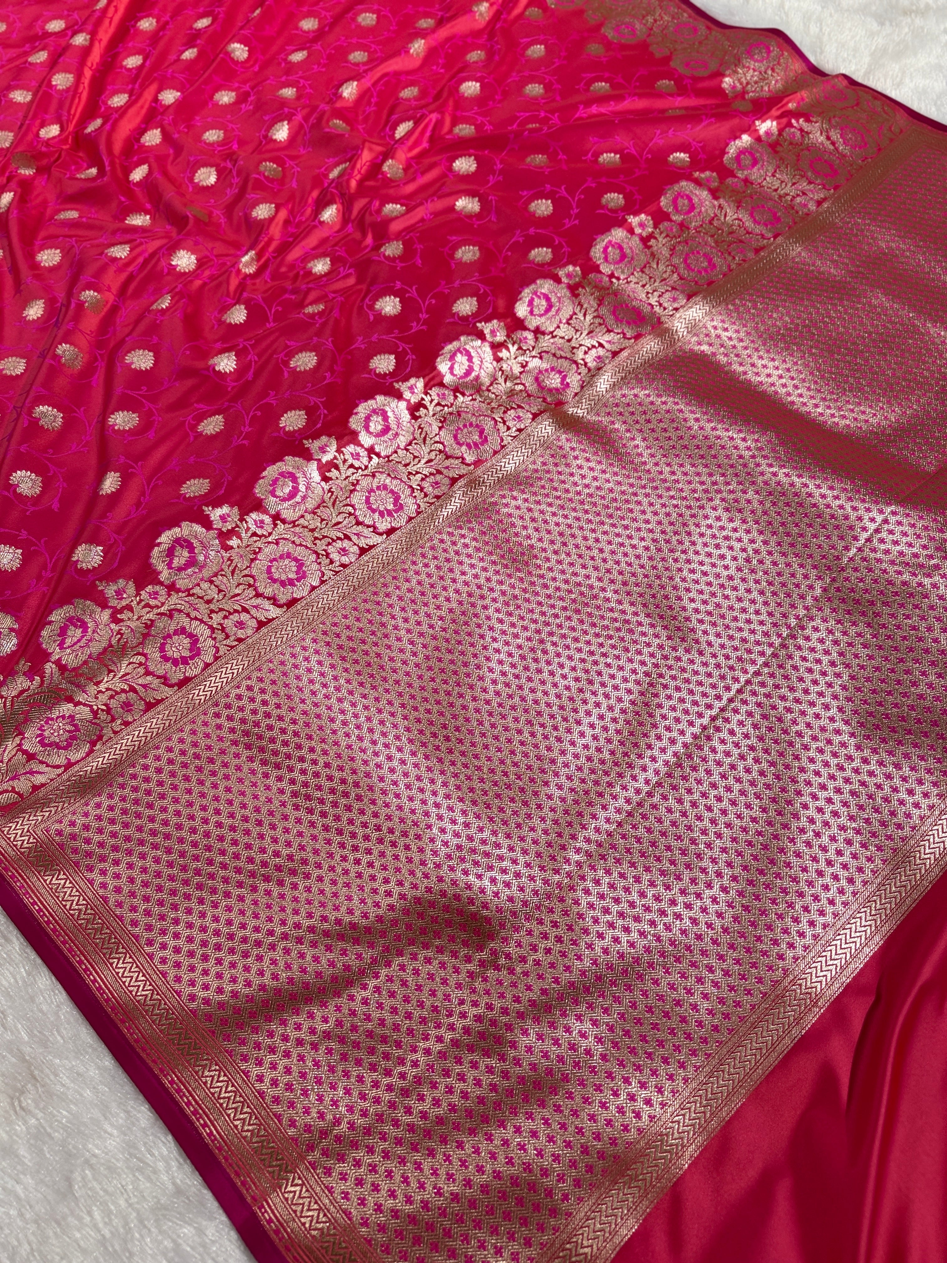 BANARASI MASHRU KATAN SILK SAREE HN533