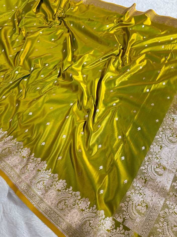 BANARASI MASHRU KATAN SILK SAREE HN537